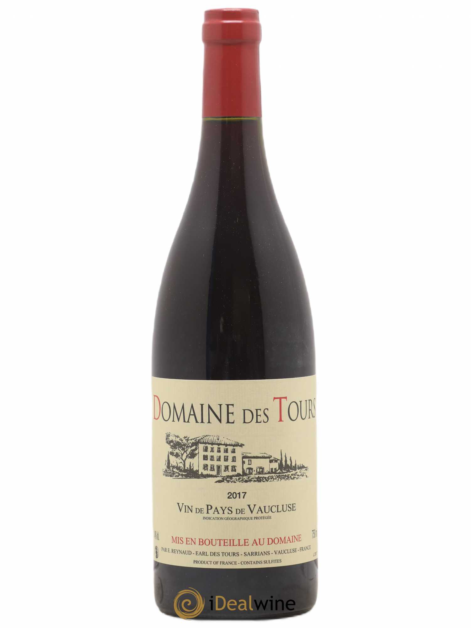 Vaucluse (Vin de Pays de Vaucluse) Domaine des Tours Emmanuel Reynaud 2017 - Lot de 1 bouteille - 0