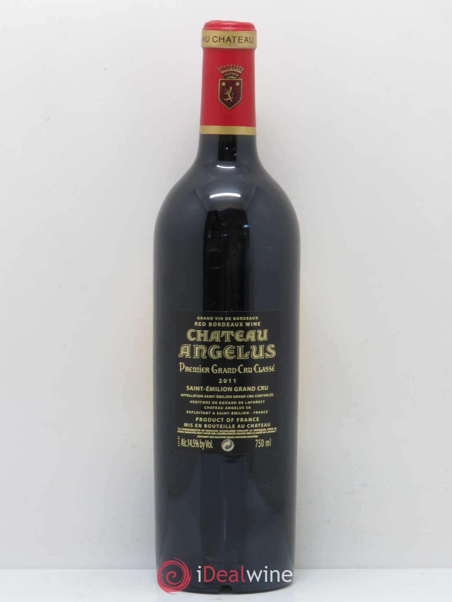 Château Angélus 1er Grand Cru Classé A 2011 - Lot de 1 bouteille - 1