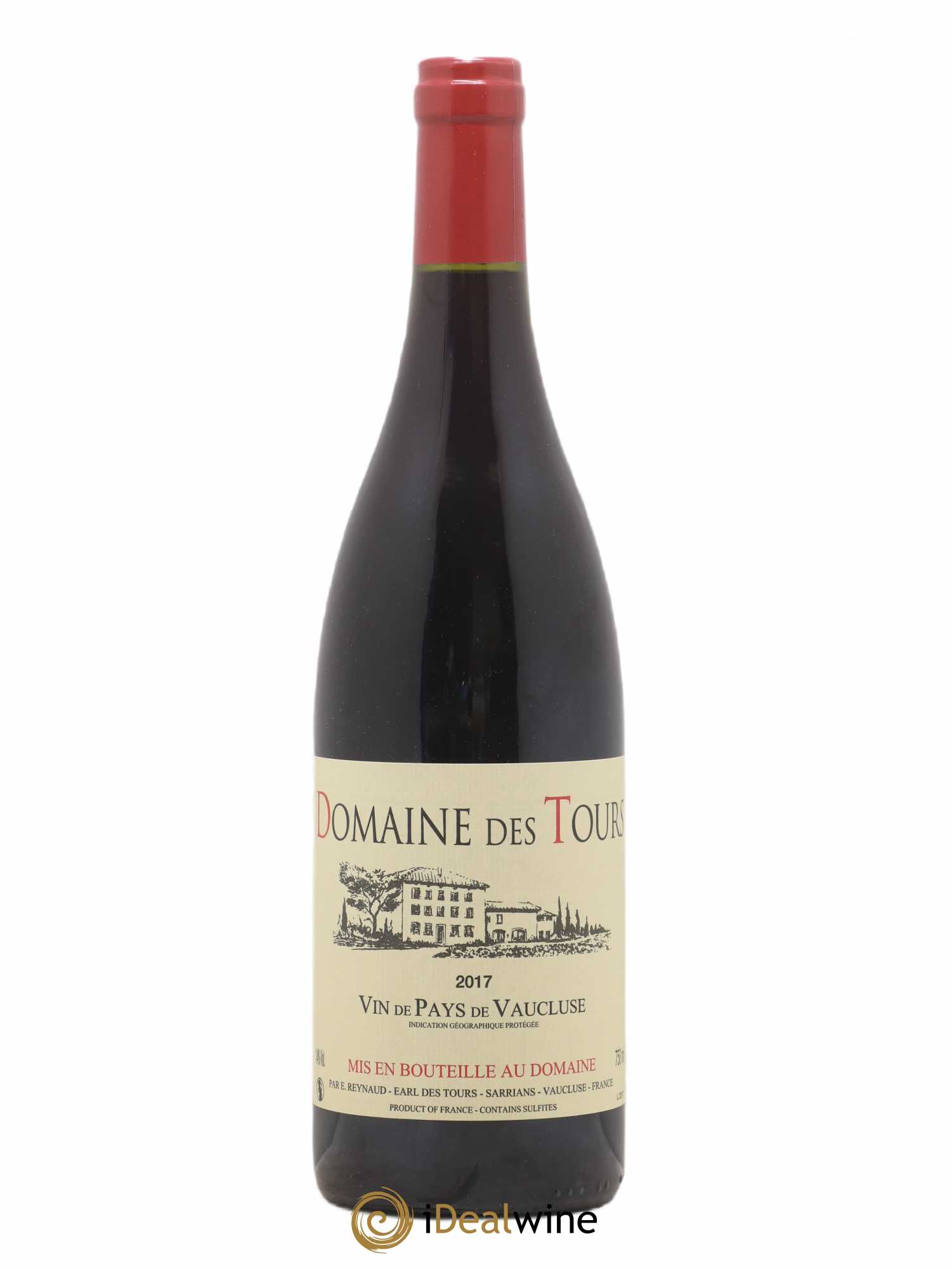 Vaucluse (Vin de Pays de Vaucluse) Domaine des Tours Emmanuel Reynaud 2017 - Lot de 1 bouteille - 0