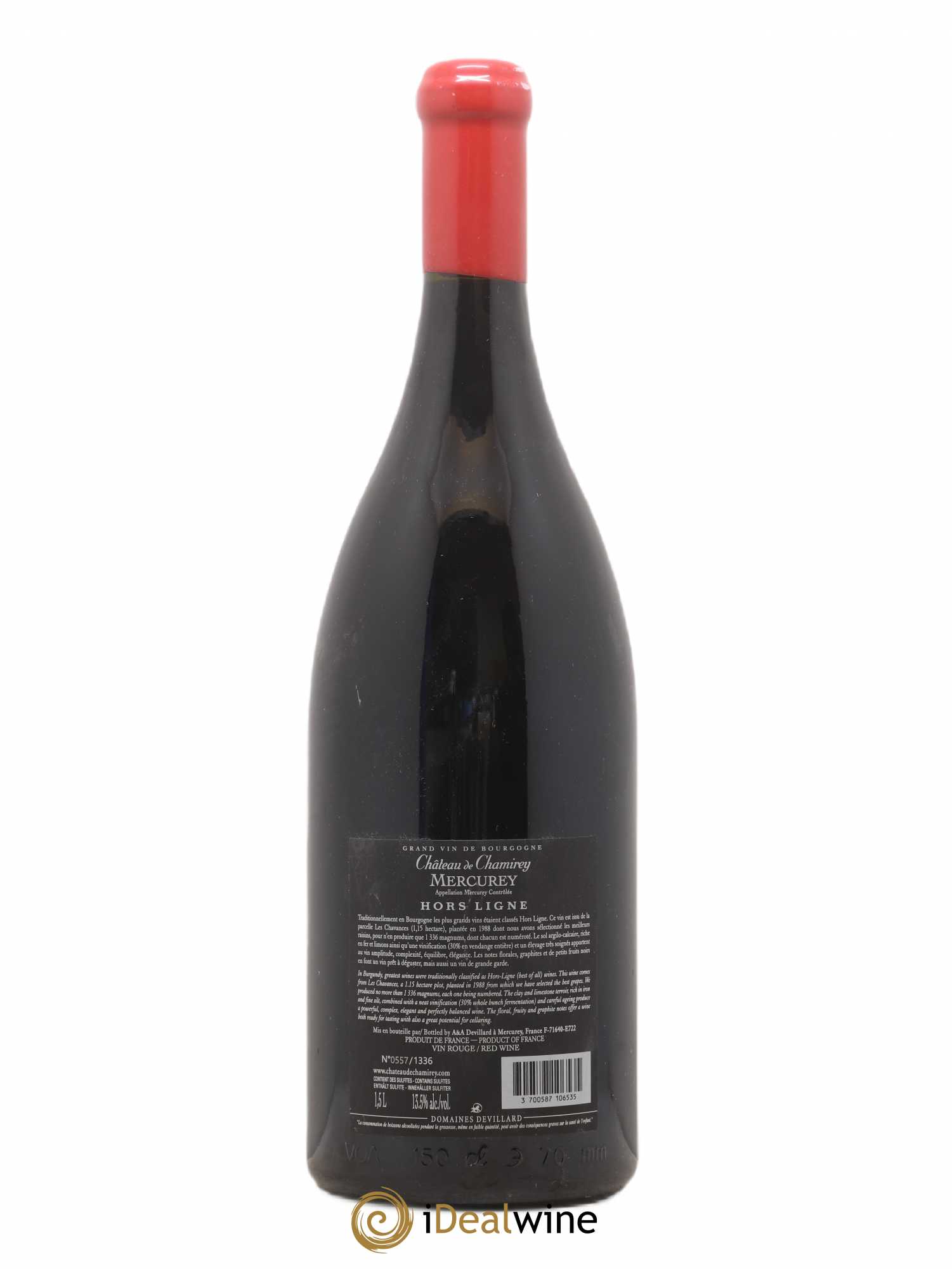 Mercurey Cuvée Hors Ligne Château de Chamirey 2018 - Lot de 1 magnum - 1