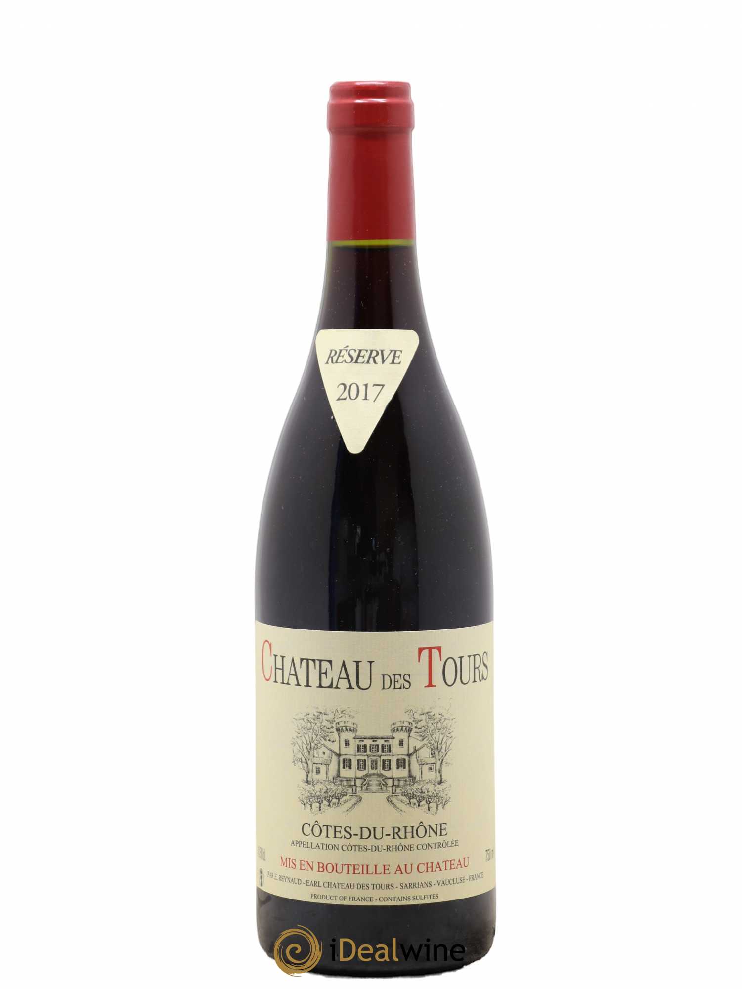 Côtes-du-Rhône Château des Tours Emmanuel Reynaud 2017 - Lot de 1 bouteille - 0