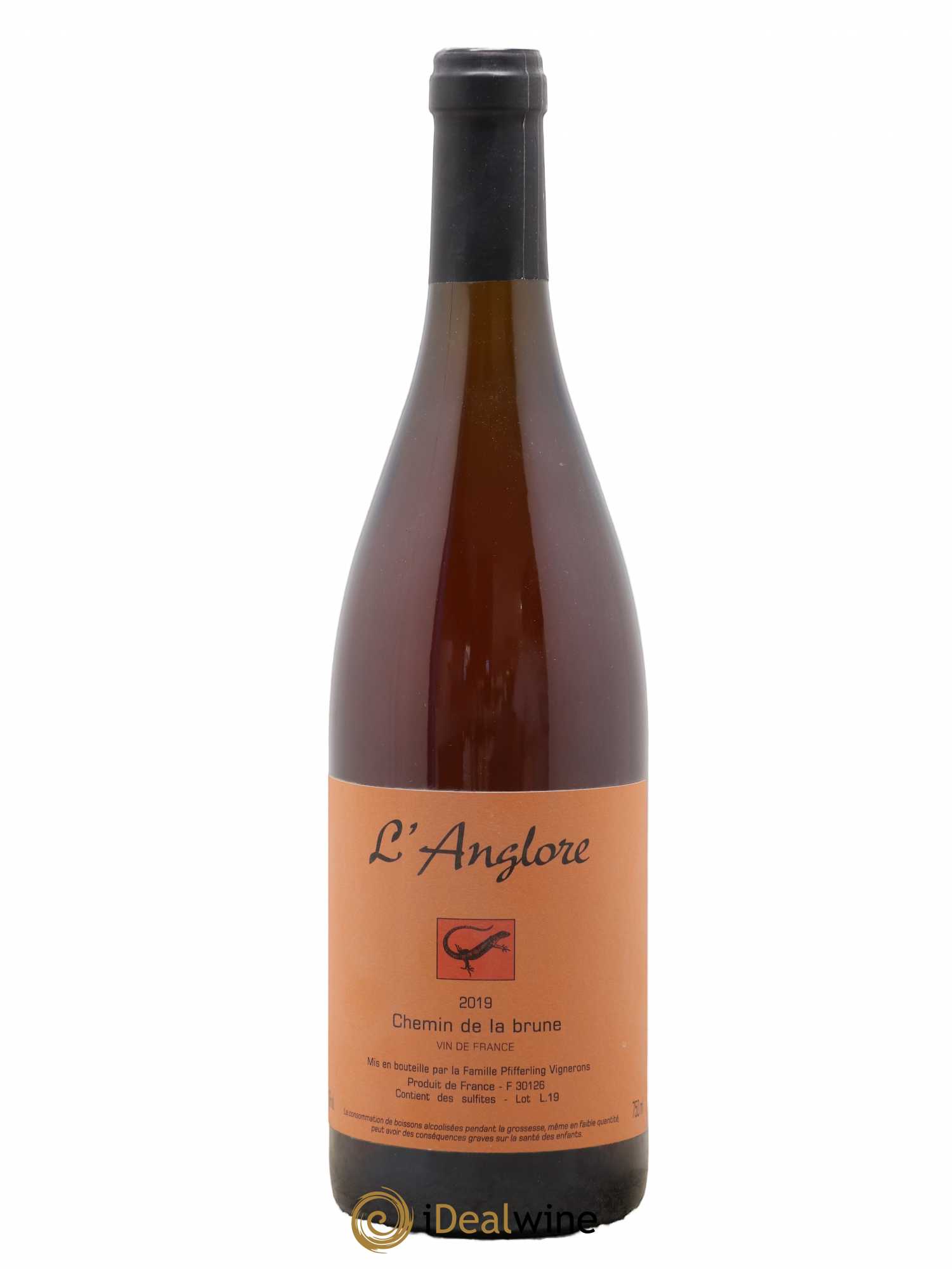 Vin de France Chemin de la brune L'Anglore 2019 - Lot de 1 bouteille - 0