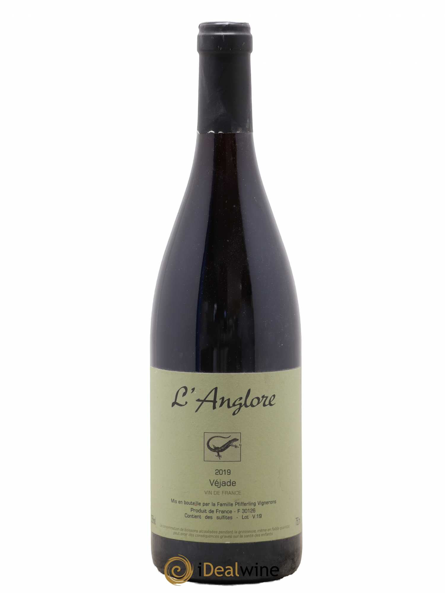 Vin de France Véjade L'Anglore 2019 - Lot de 1 bouteille - 0