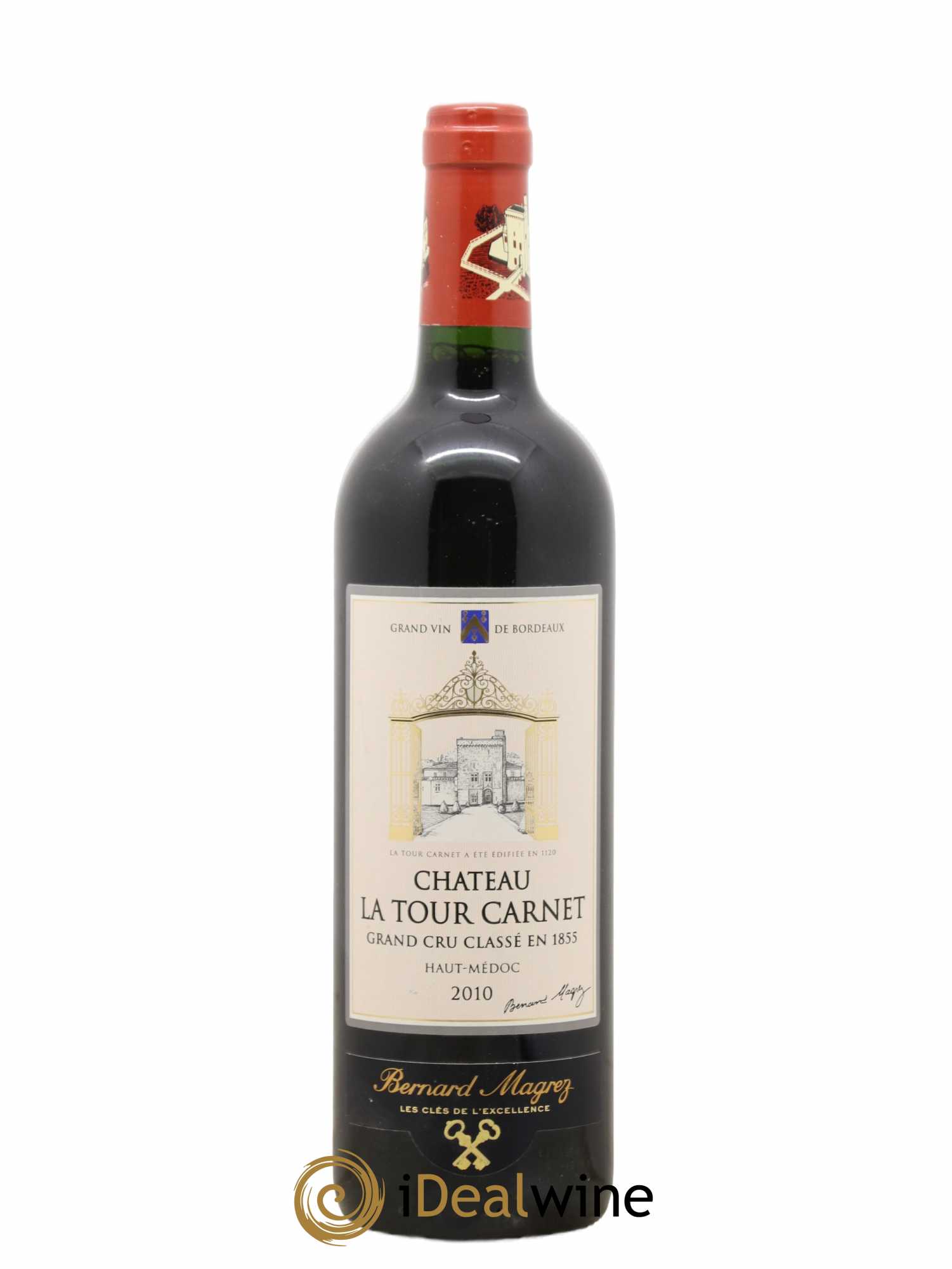 Château la Tour Carnet 4ème Grand Cru Classé 2010 - Lot de 1 bouteille - 0