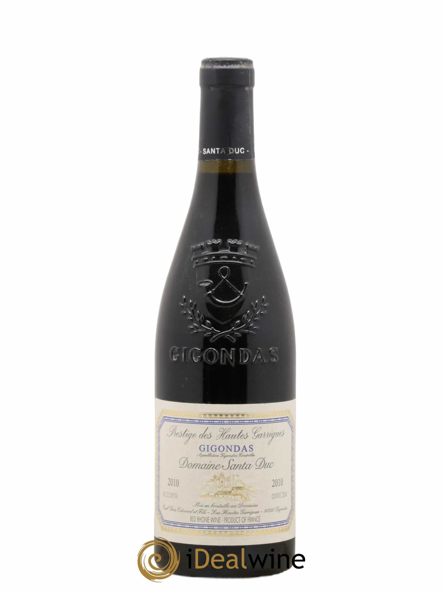 Gigondas Santa Duc (Domaine) Hautes Garrigues Famille Gras 2010 - Lot de 1 bouteille - 0