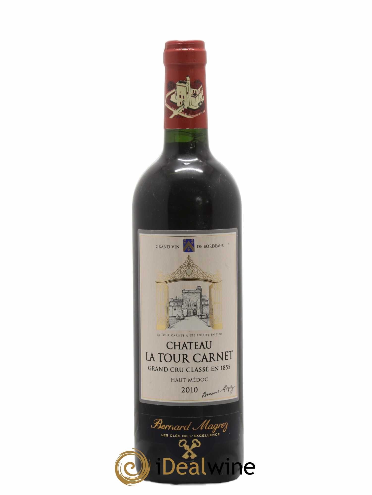 Château la Tour Carnet 4ème Grand Cru Classé 2010 - Lot de 1 bouteille - 0