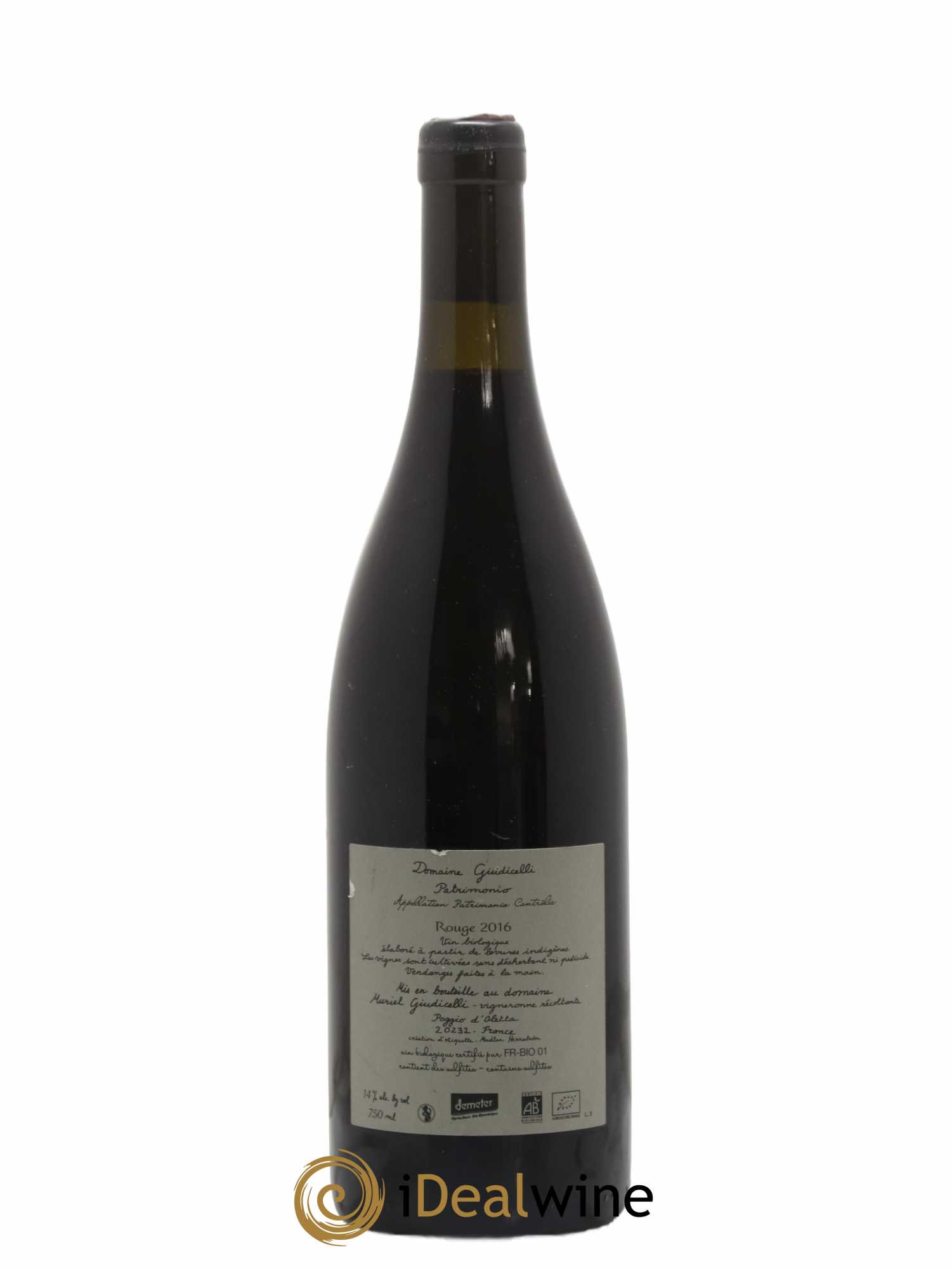 Patrimonio Domaine Giudicelli (sans prix de réserve) 2016 - Lot de 1 bouteille - 1