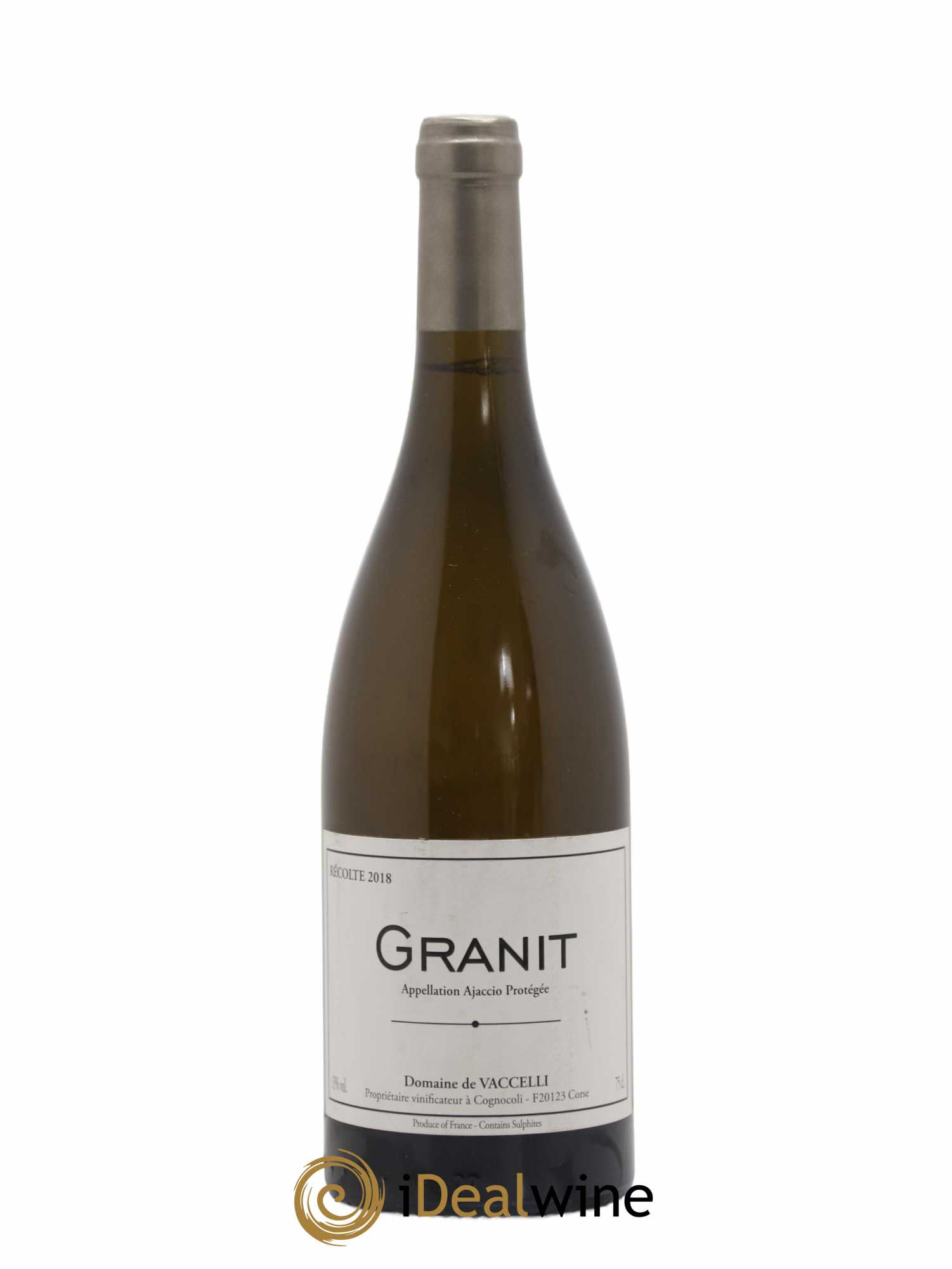 Ajaccio Granit Vaccelli 2018 - Lot de 1 bouteille - 0