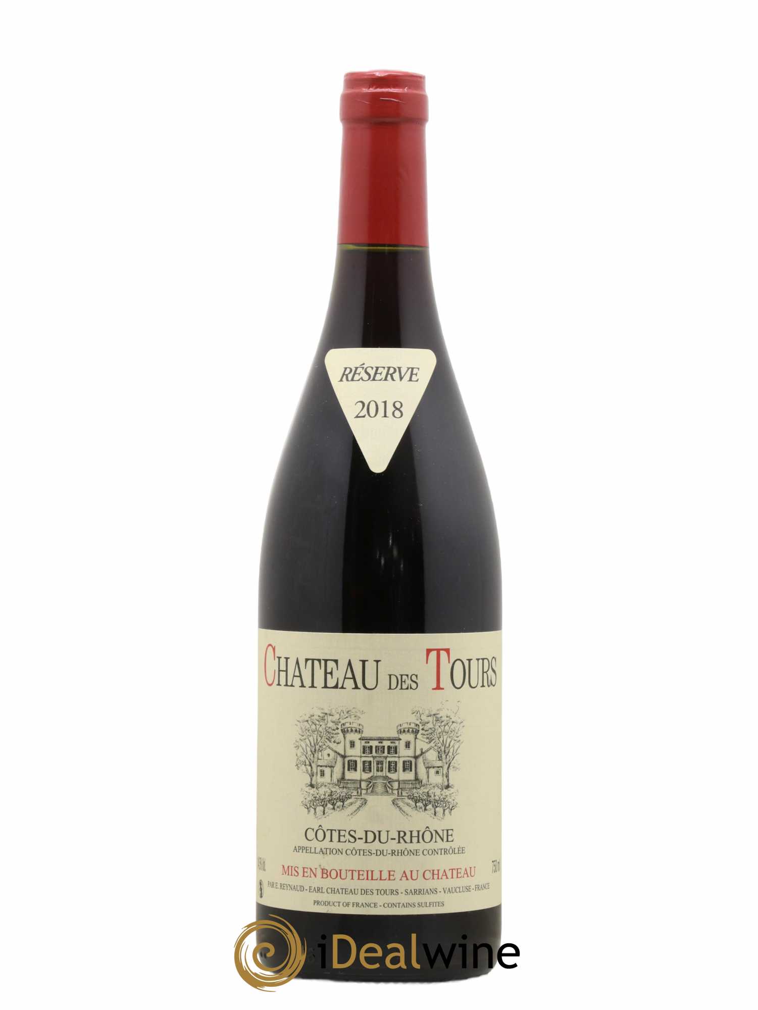 Côtes-du-Rhône Château des Tours Emmanuel Reynaud 2018 - Lot de 1 bouteille - 0
