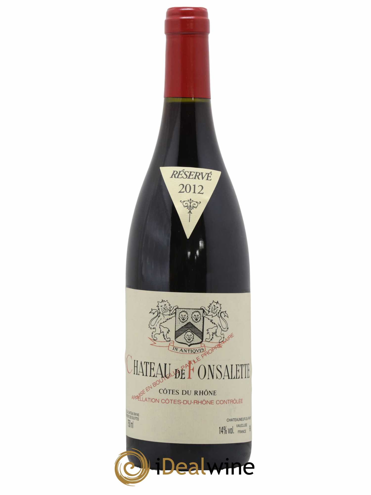 Côtes-du-Rhône Château de Fonsalette Emmanuel Reynaud 2012 - Lot de 1 bouteille - 0