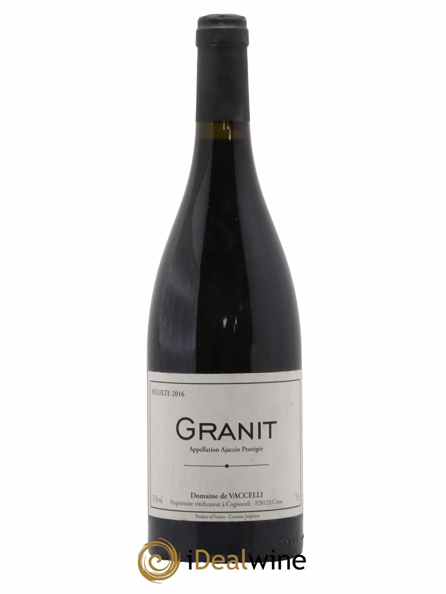Ajaccio Granit Vaccelli 2016 - Lot de 1 bouteille - 0
