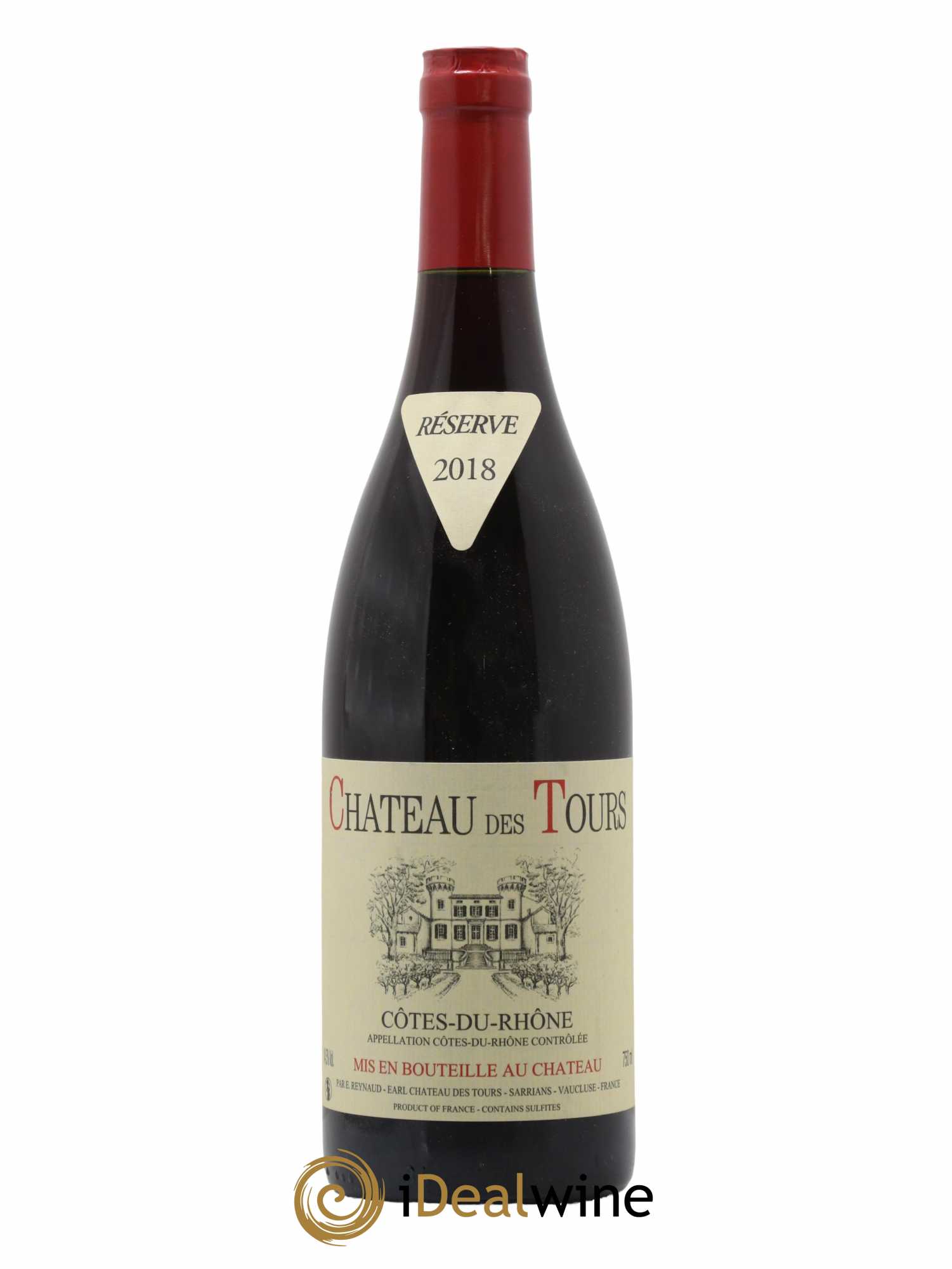 Côtes-du-Rhône Château des Tours Emmanuel Reynaud 2018 - Lot de 1 bouteille - 0