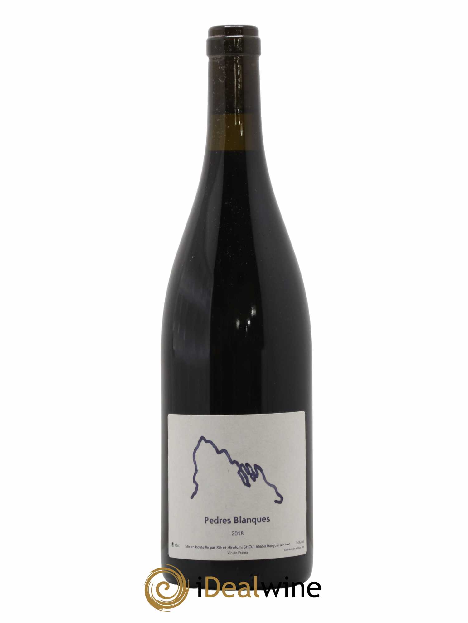 Vin de France Pedres Blanques Rié et Hirofumi Shoji 2018 - Lot de 1 bouteille - 0