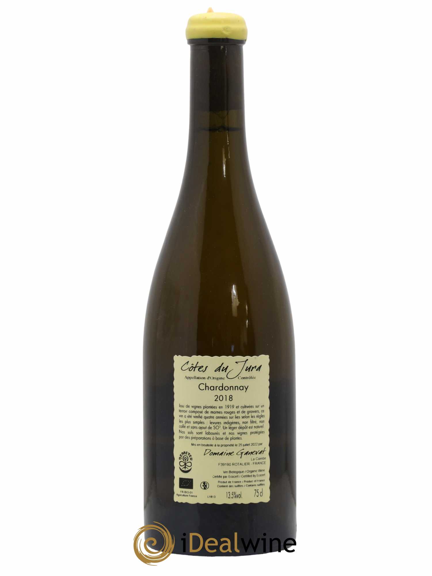 Côtes du Jura Les Grands Teppes Savagnin (sous voile) Jean-François Ganevat (Domaine) 2018 - Lot de 1 bouteille - 1