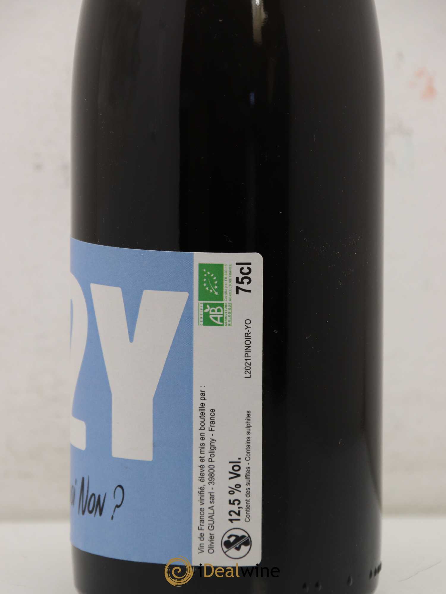 Vin de France Pourquoi Non O2Y 2021 - Lot de 1 bouteille - 1