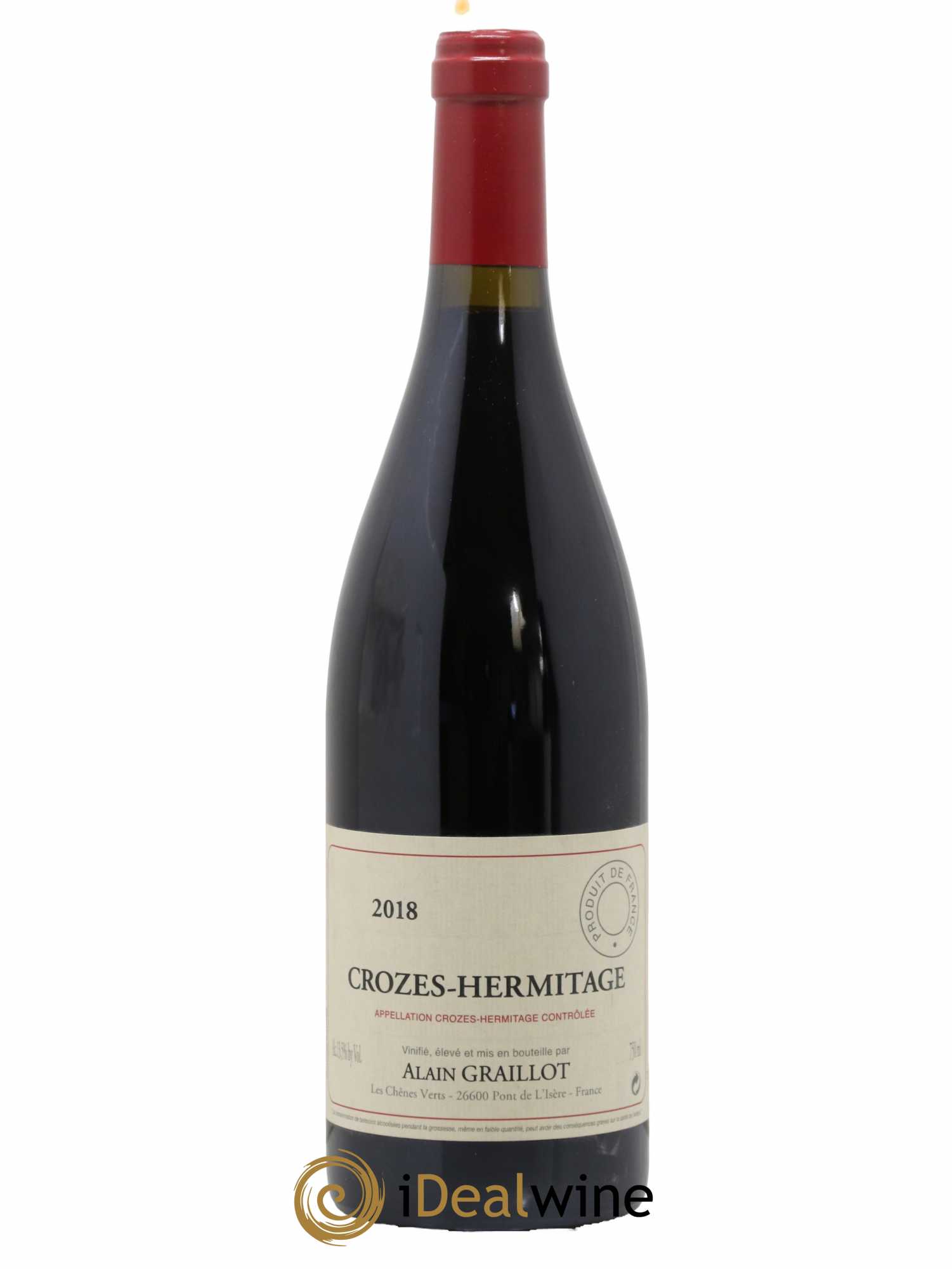 Crozes-Hermitage Domaine Graillot 2018 - Lot de 1 bouteille - 0