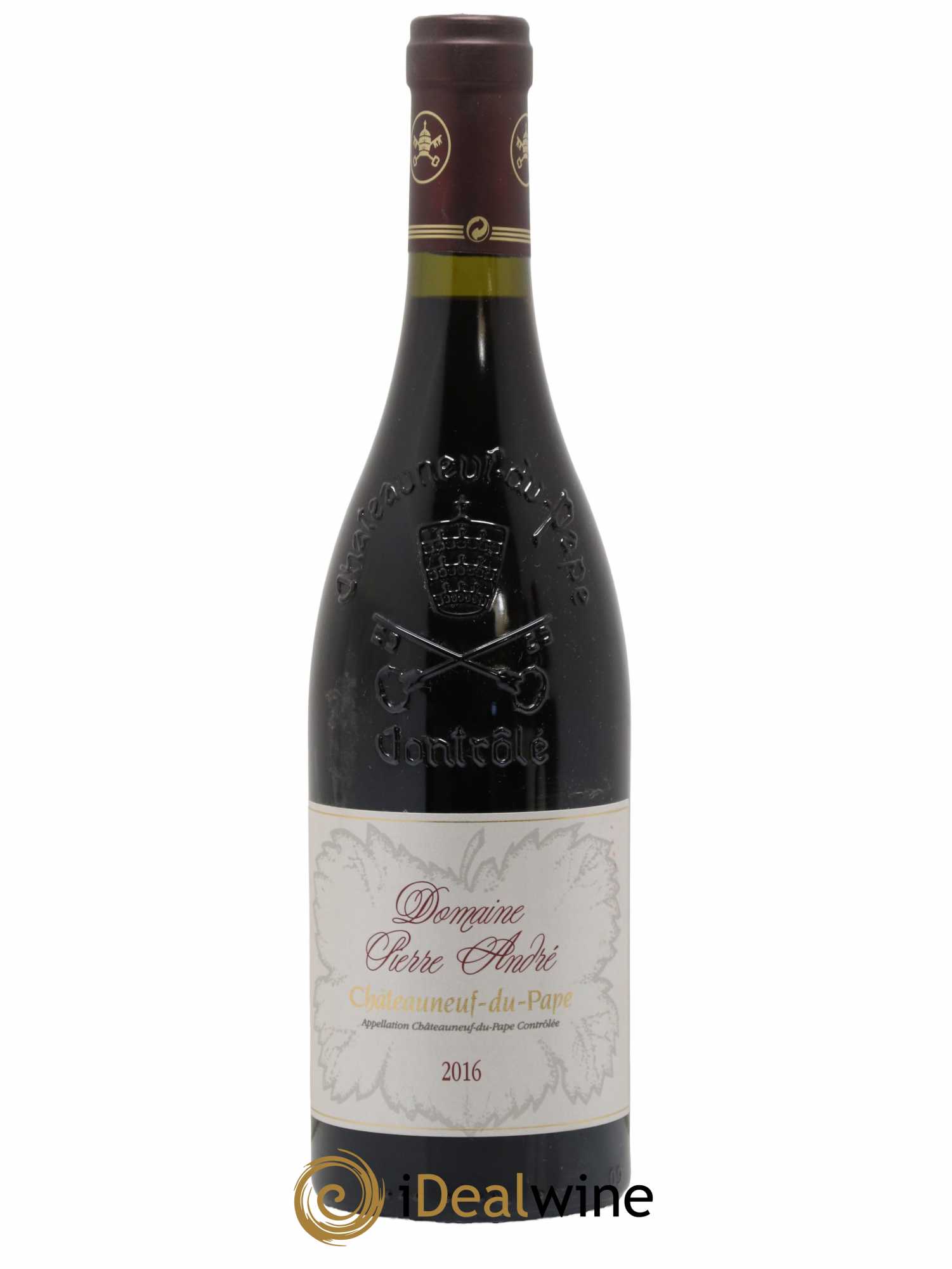 Châteauneuf-du-Pape Pierre André (Domaine) 2016 - Lot de 1 bouteille - 0
