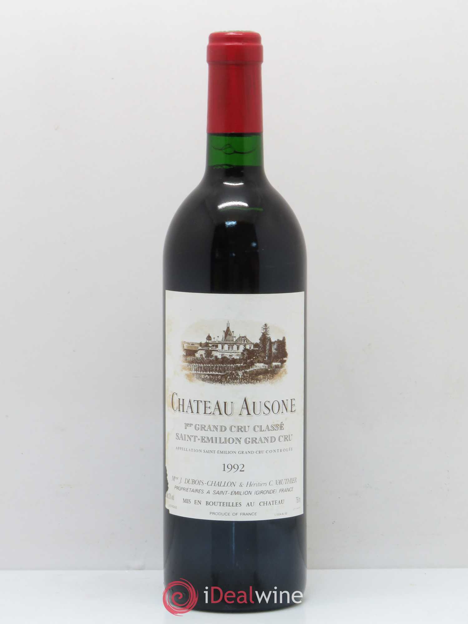 Château Ausone 1er Grand Cru Classé A 1992 - Lot de 1 bouteille - 0