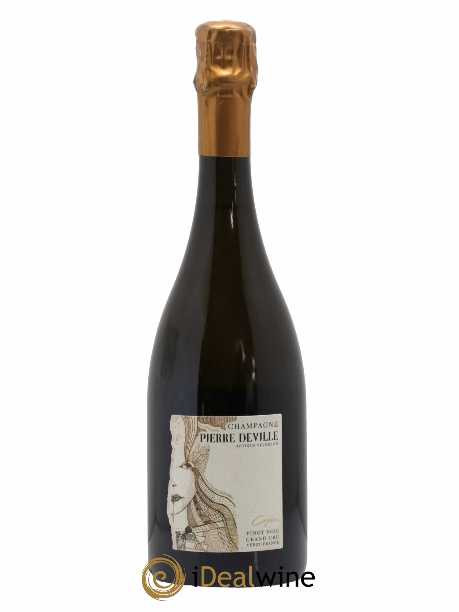 Champagne Grand Cru Copin Pinot Noir Pierre Deville 2019 - Lot de 1 bouteille - 0
