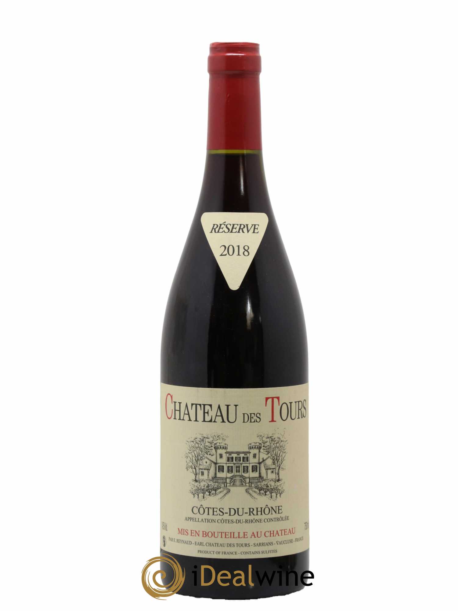 Côtes-du-Rhône Château des Tours Emmanuel Reynaud 2018 - Lot de 1 bouteille - 0