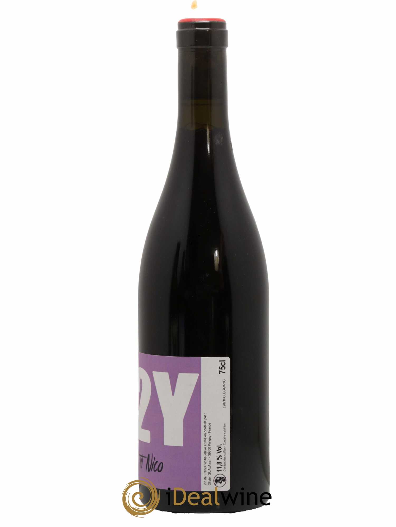 Vin de France Le Petit Nico O2Y 2021 - Lot de 1 bouteille - 1