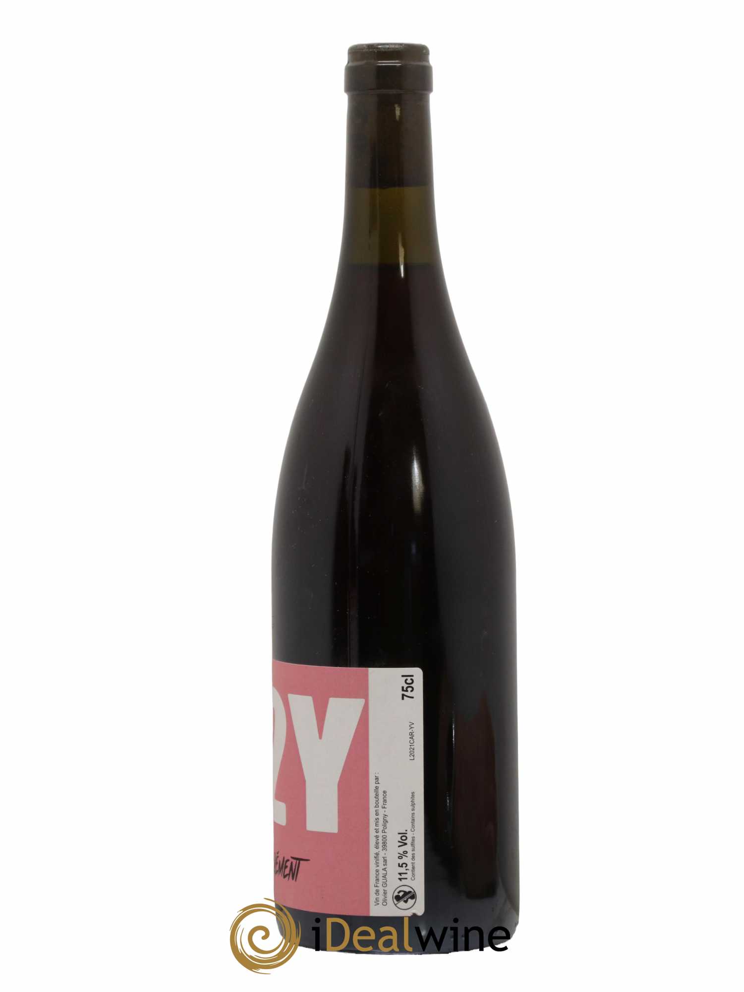 Vin de France Carrément O2Y 2021 - Lot de 1 bouteille - 1