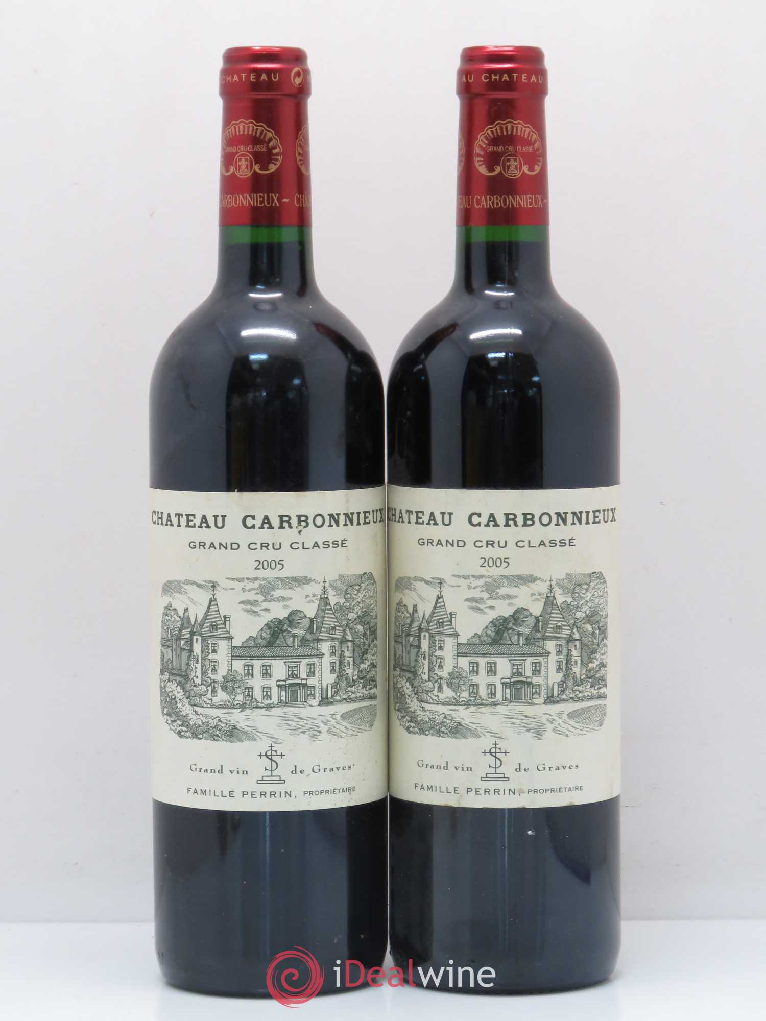 Château Carbonnieux Cru Classé de Graves 2005 - Lot de 2 bouteilles - 0