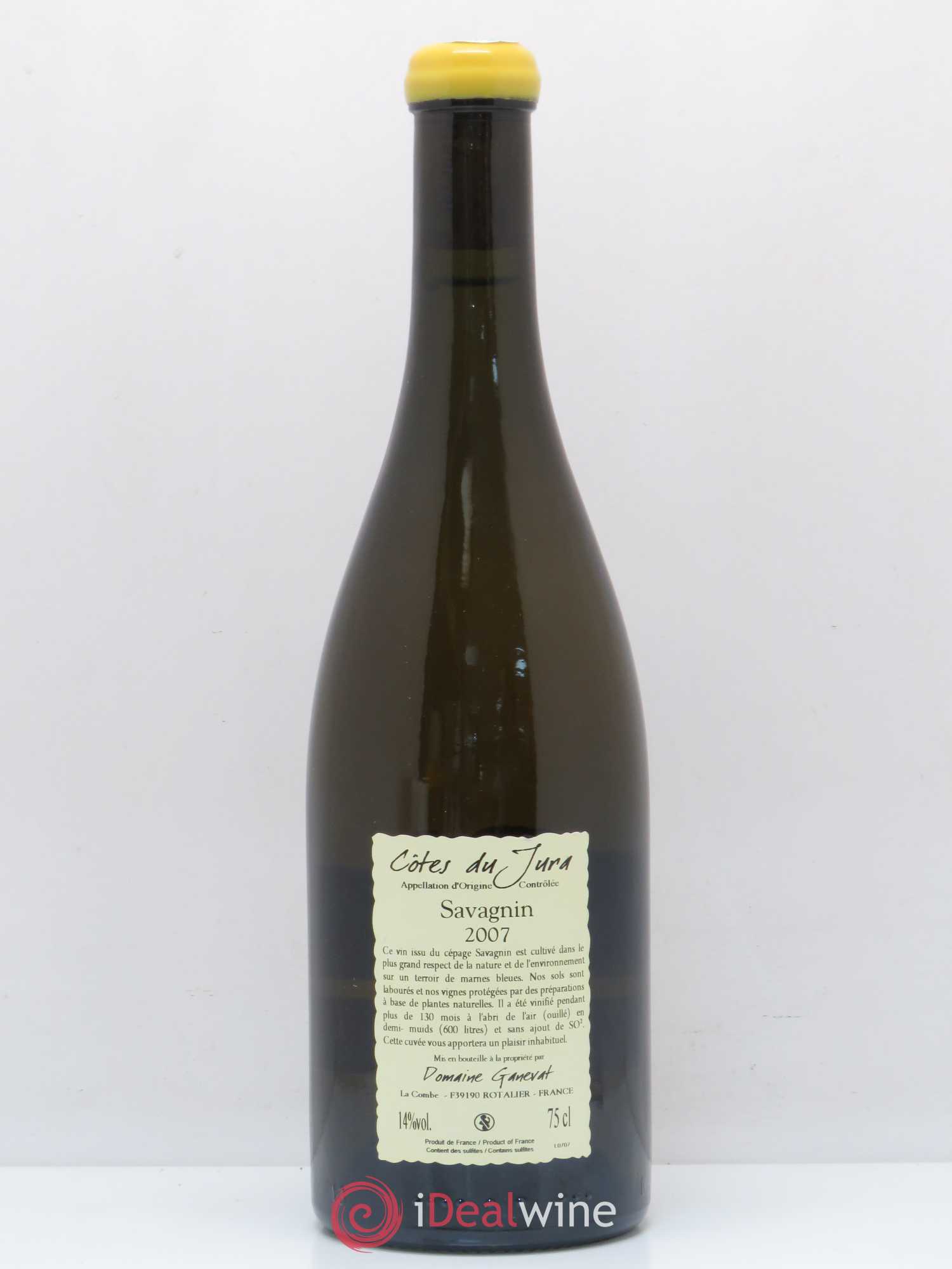 Côtes du Jura Les Vignes de mon Père Jean-François Ganevat (Domaine) 2007 - Lot de 1 bouteille - 1