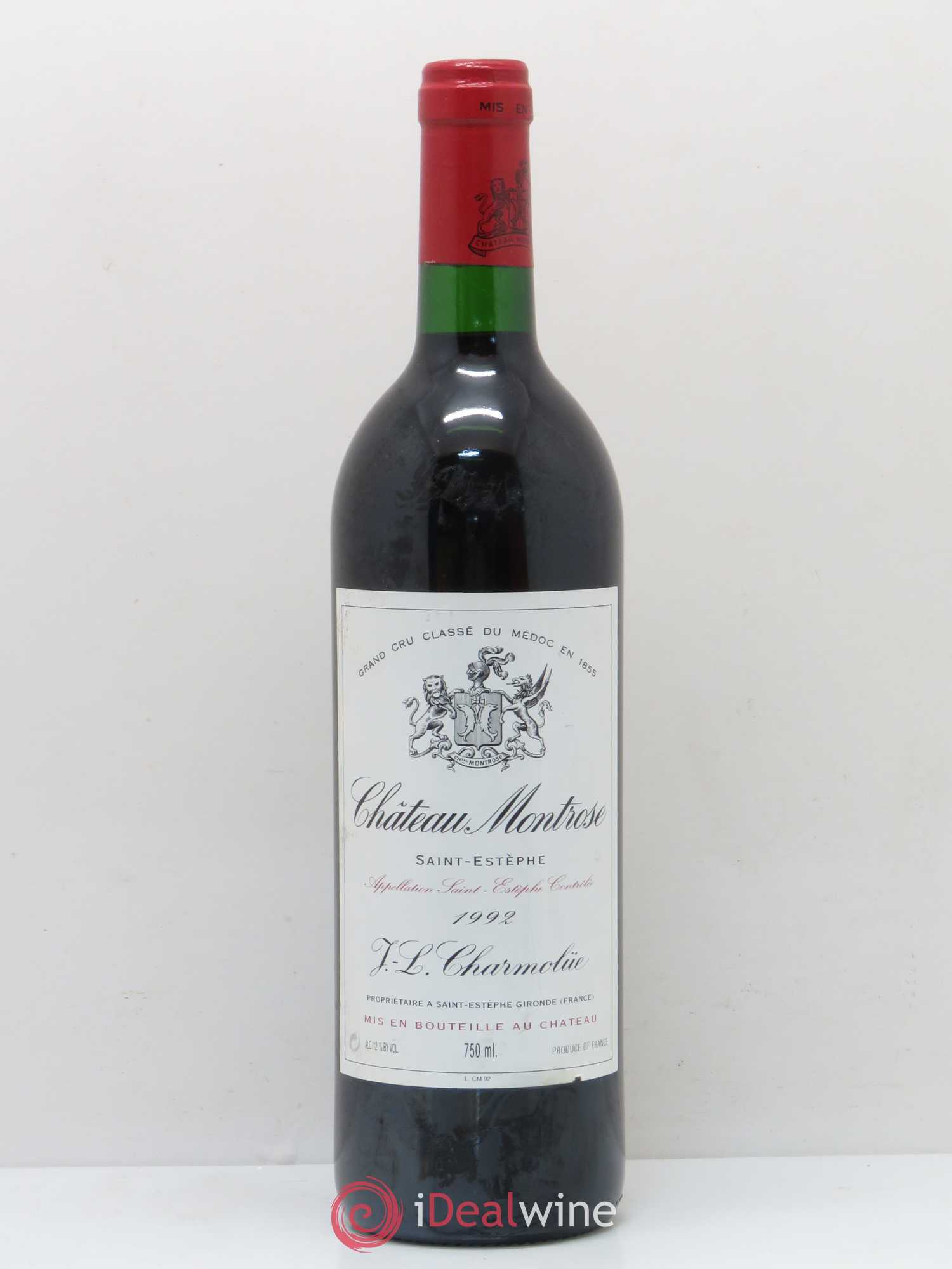 Château Montrose 2ème Grand Cru Classé 1992 - Lot de 1 bouteille - 0