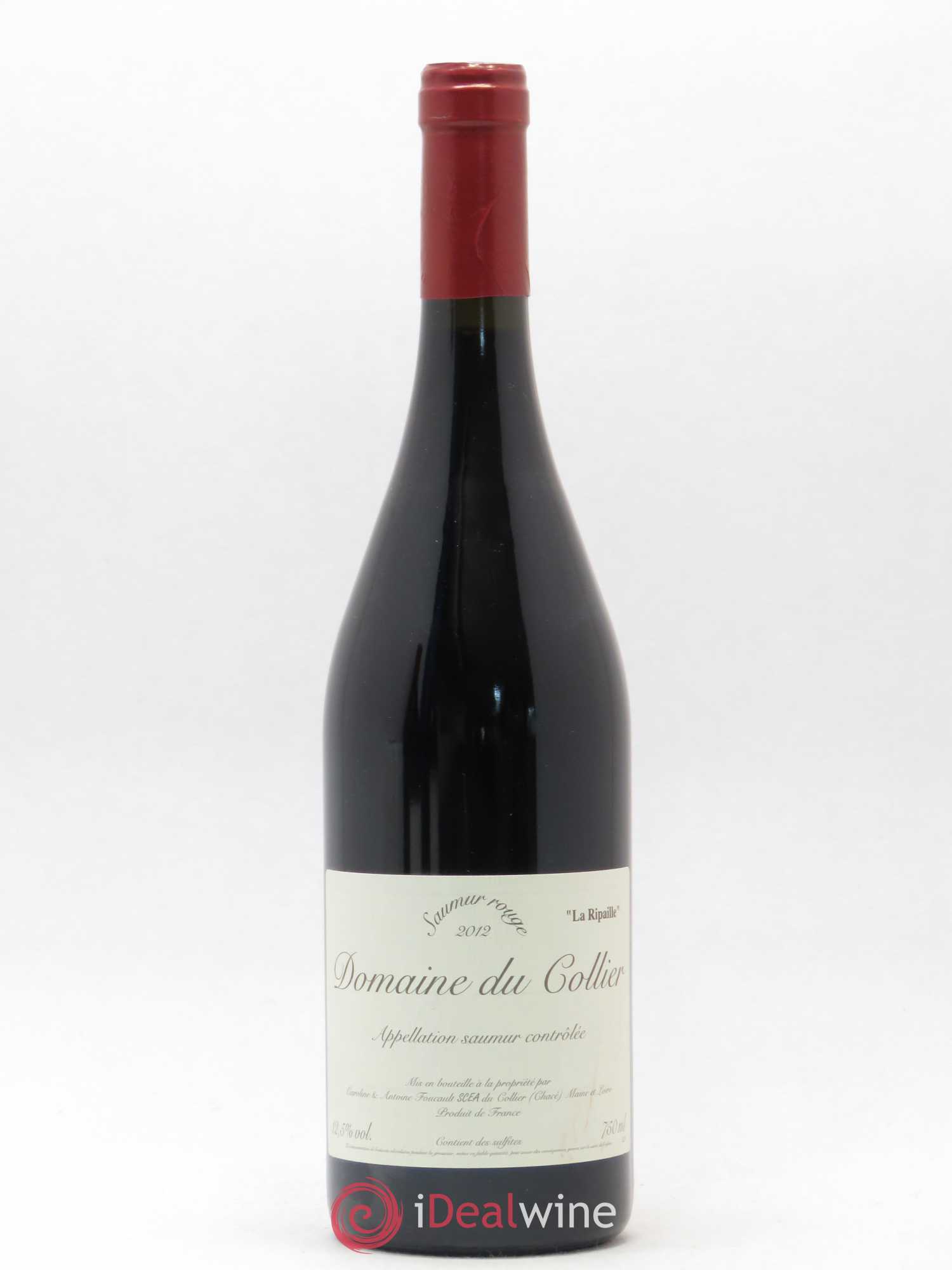 Saumur La Ripaille Domaine du Collier 2012 - Lot de 1 bouteille - 0