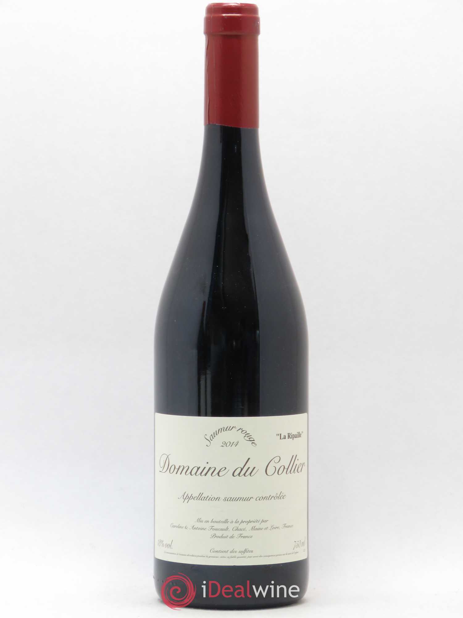 Saumur La Ripaille Domaine du Collier 2014 - Lot de 1 bouteille - 0