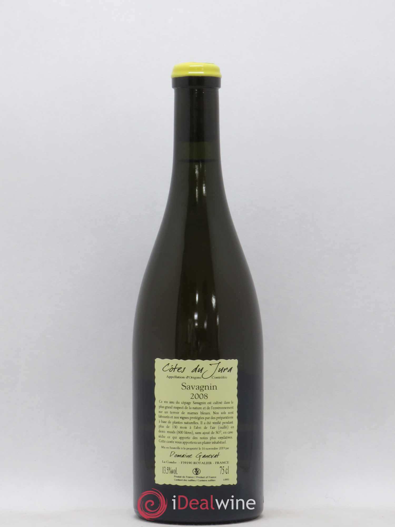 Côtes du Jura Les Vignes de mon Père Jean-François Ganevat (Domaine) 2008 - Lot de 1 bouteille - 1