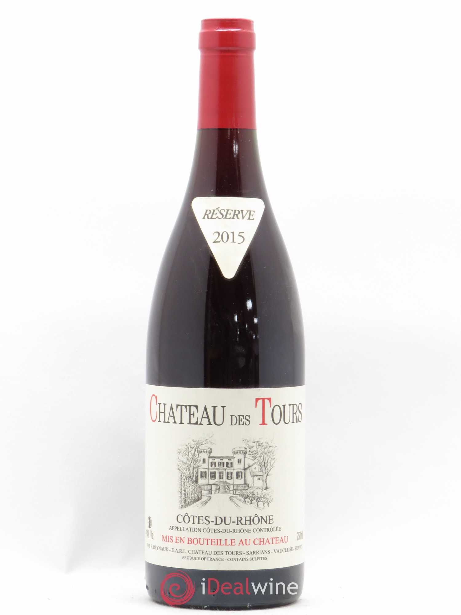 Côtes-du-Rhône Château des Tours Emmanuel Reynaud 2015 - Lot de 1 bouteille - 0