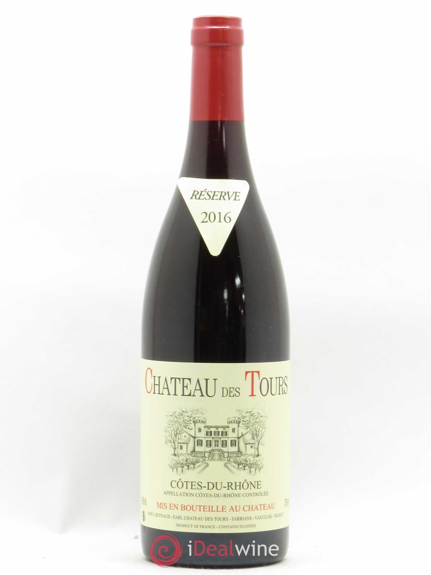 Côtes-du-Rhône Château des Tours Emmanuel Reynaud 2016 - Lot de 1 bouteille - 0