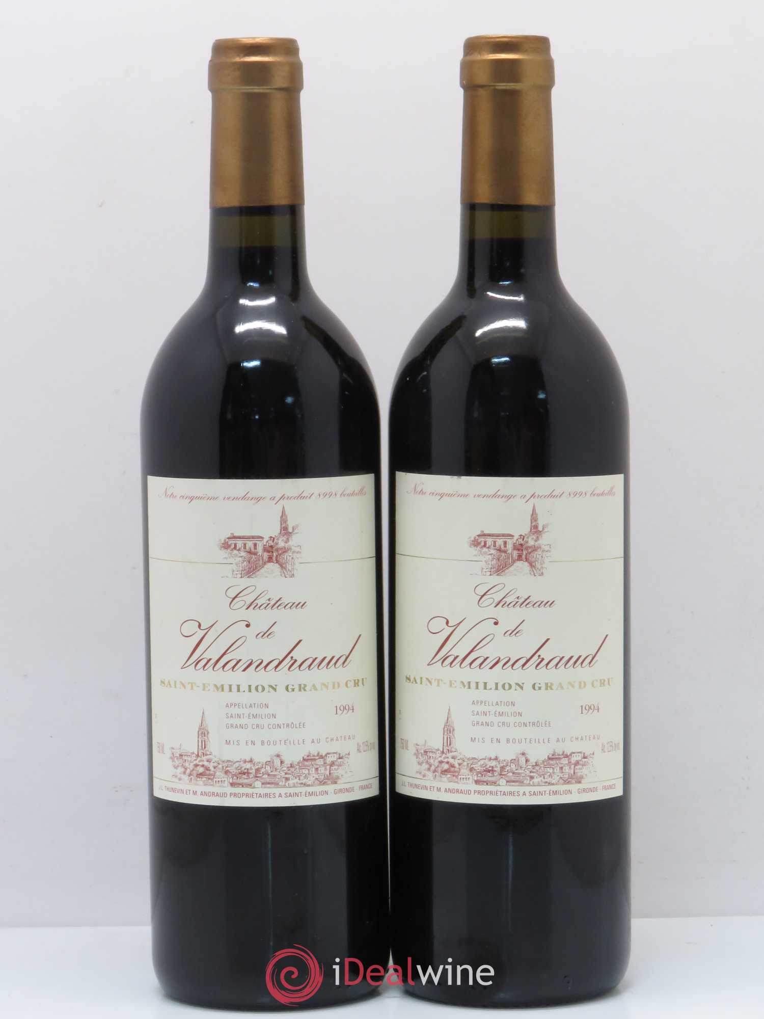Château de Valandraud 1994 - Lot de 2 bouteilles - 0