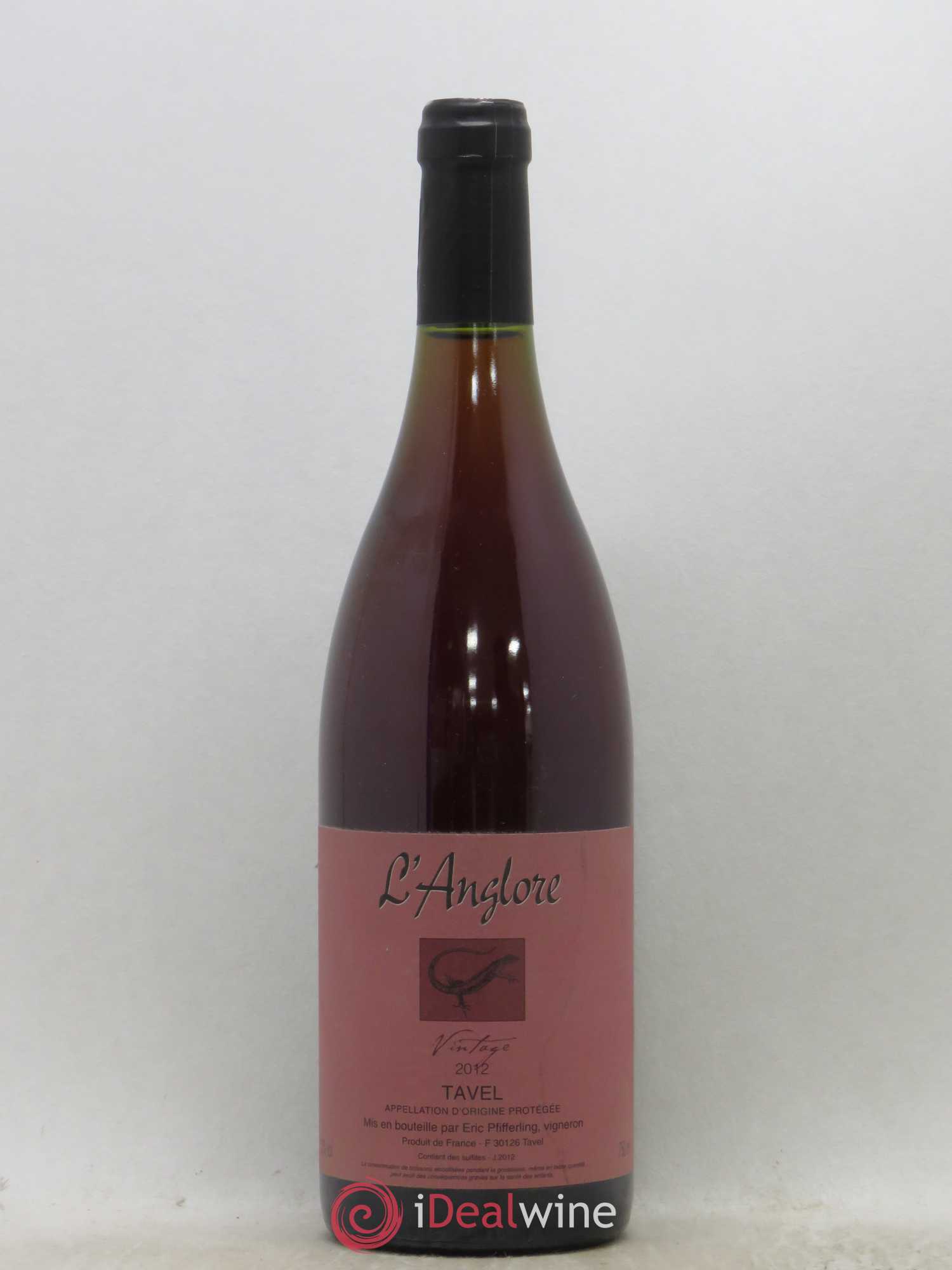 Tavel Vintage L'Anglore 2012 - Lot de 1 bouteille - 0