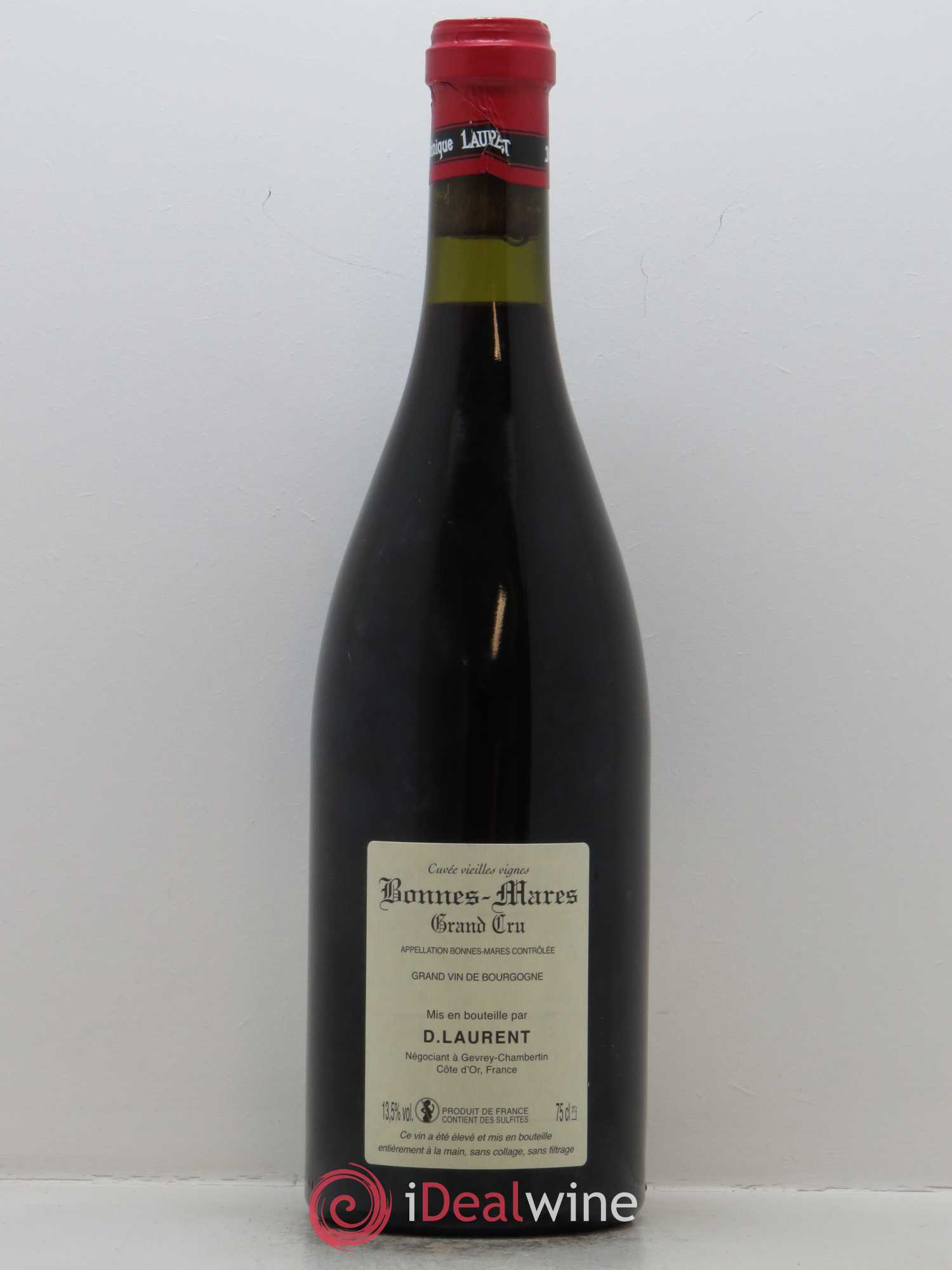Bonnes-Mares Grand Cru Grande Cuvée Vieilles Vignes Dominique Laurent 2011 - Lot de 1 bouteille - 1