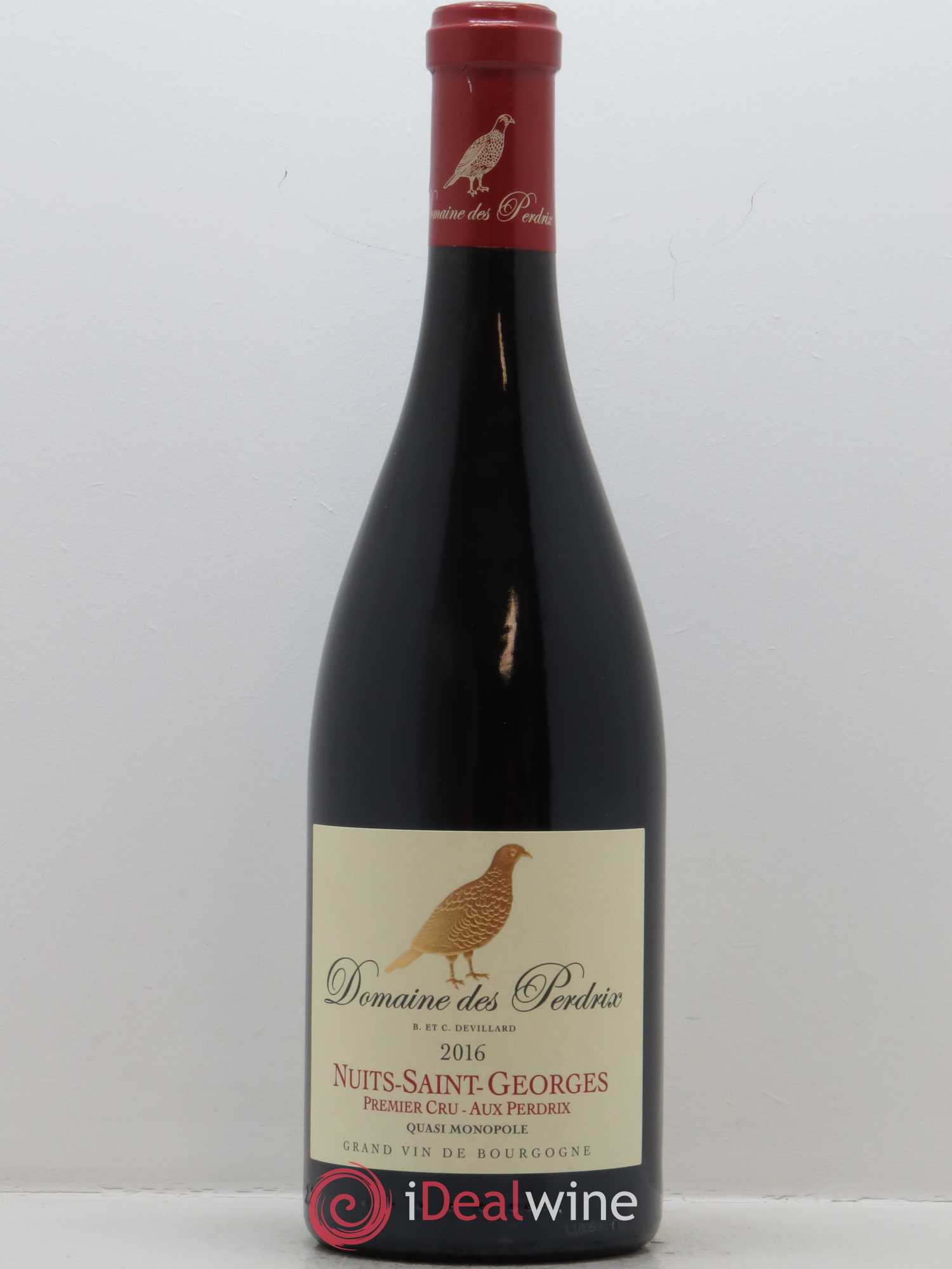 Nuits-Saint-Georges 1er Cru Aux Perdrix Perdrix (Domaine des) 2016 - Lot de 1 bouteille - 0