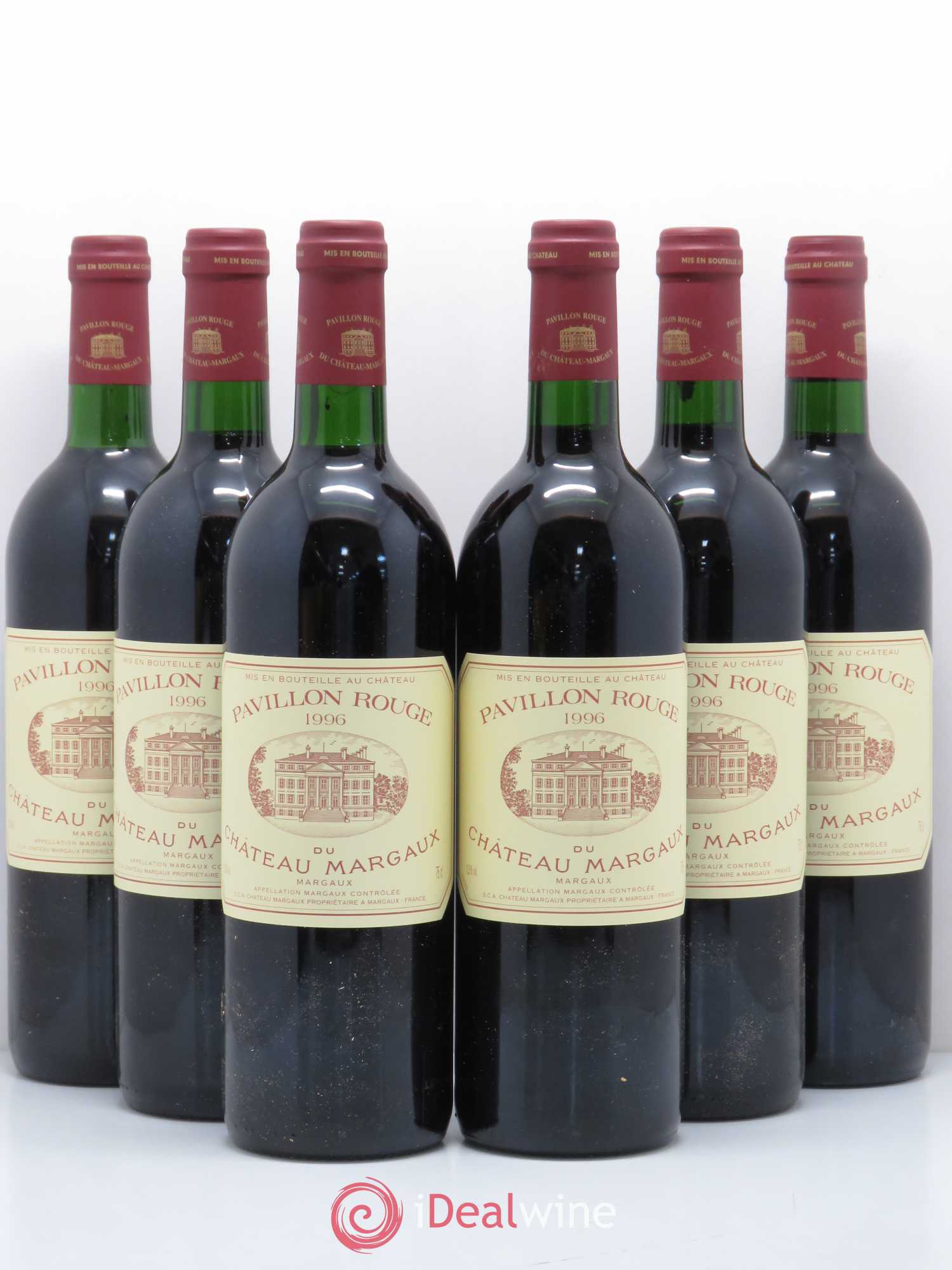 Pavillon Rouge du Château Margaux Second Vin 1996 - Lot de 6 bouteilles - 0