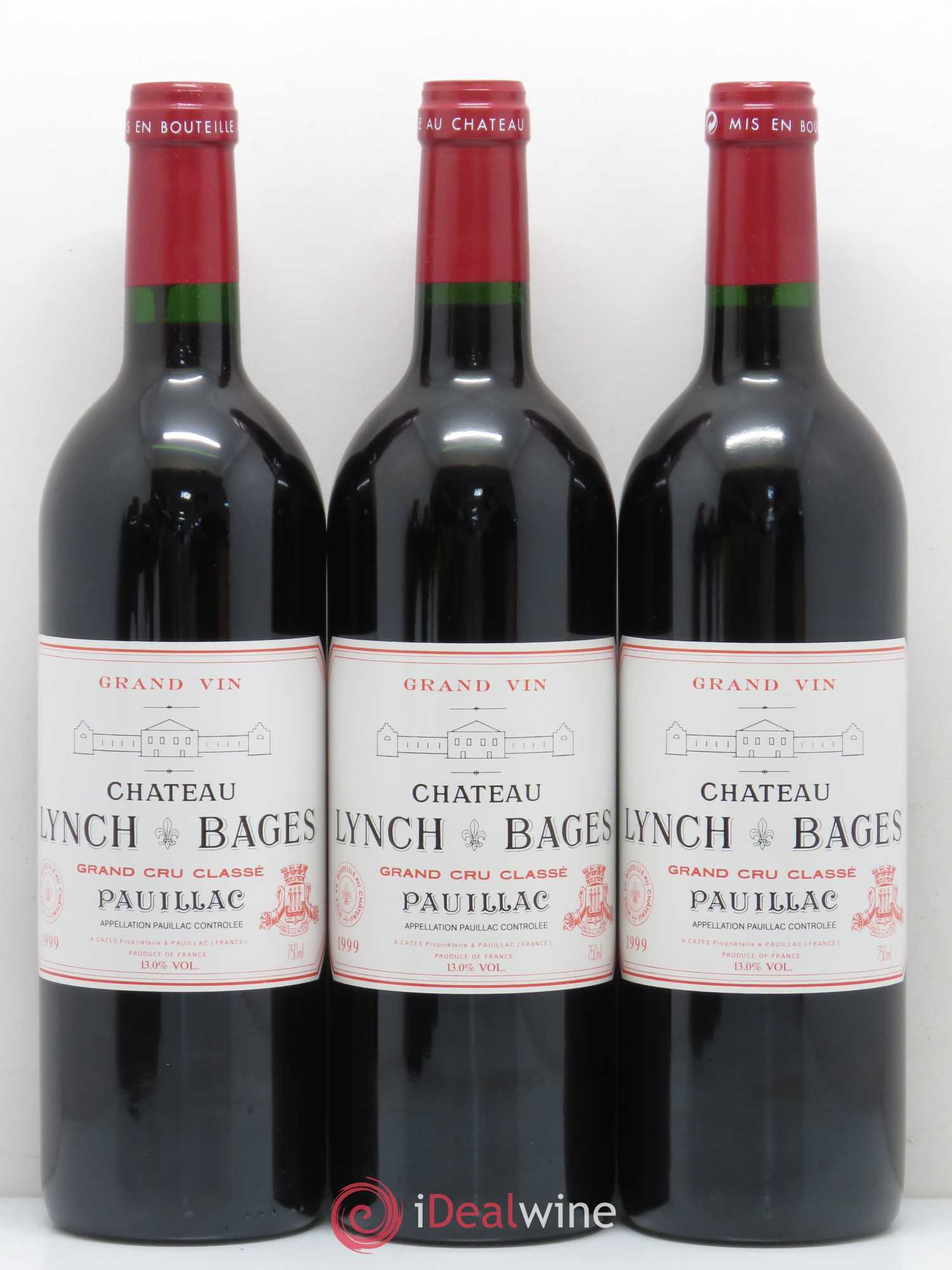 Château Lynch Bages 5ème Grand Cru Classé 1999 - Lot de 6 bouteilles - 1