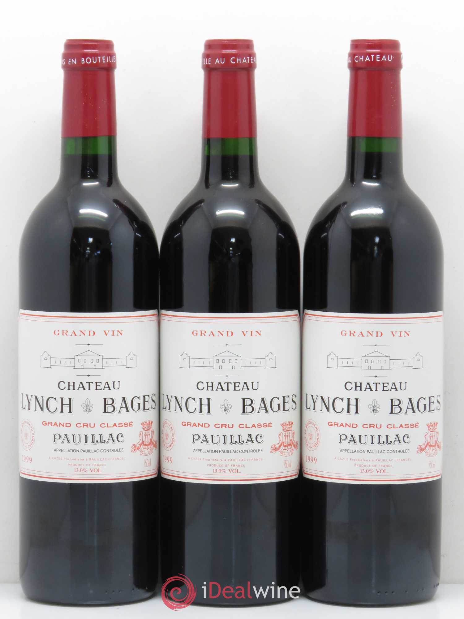 Château Lynch Bages 5ème Grand Cru Classé 1999 - Lot de 6 bouteilles - 2