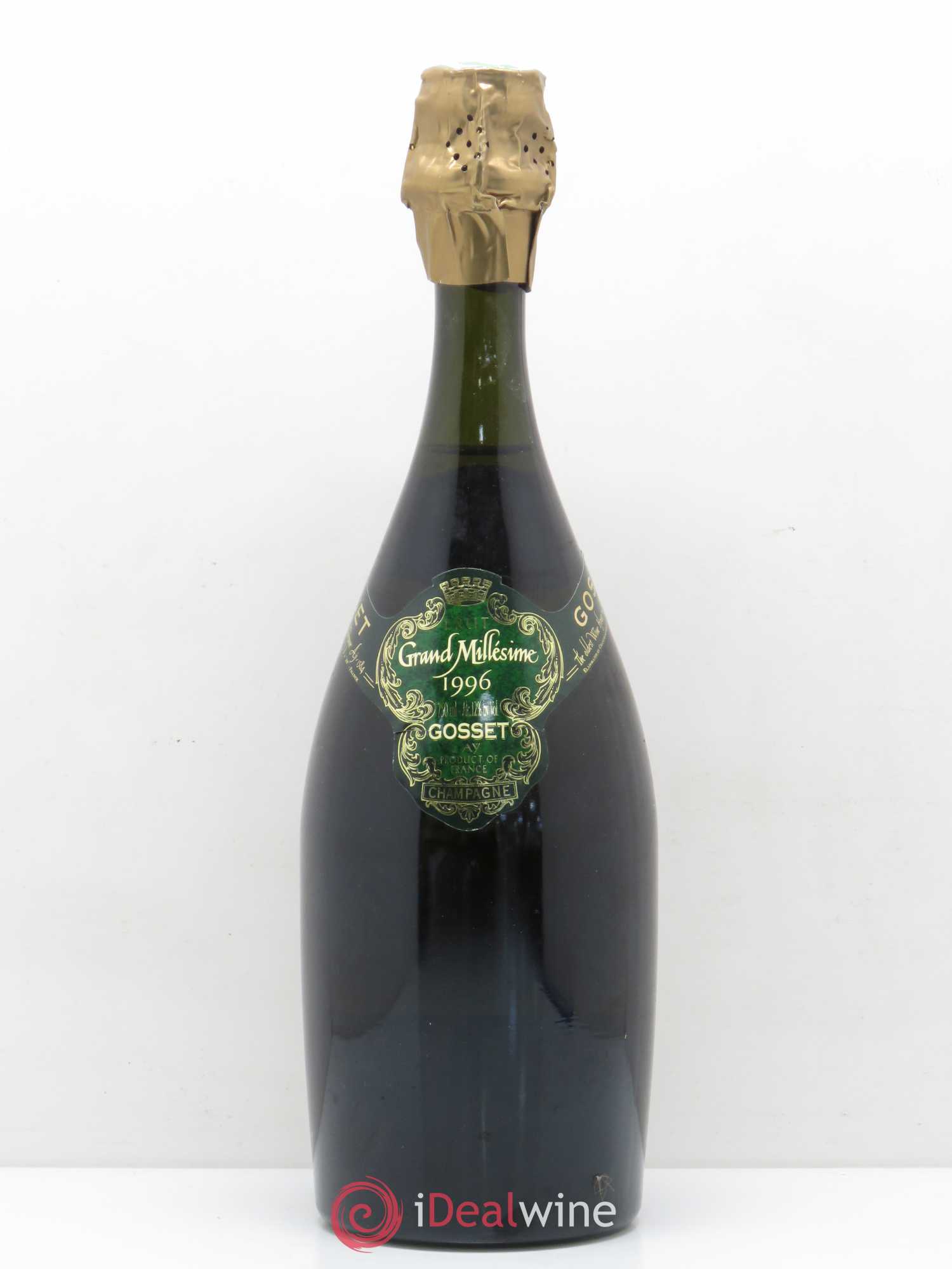 Champagne Gosset 1996 - Lot de 1 bouteille - 0