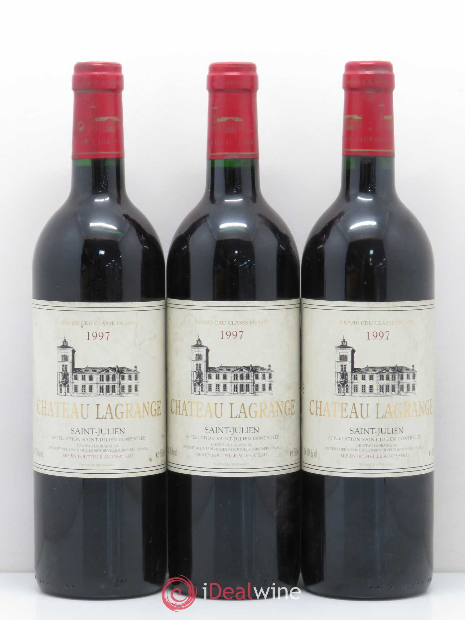 Château Lagrange 3ème Grand Cru Classé 1997 - Lot de 3 bouteilles - 0