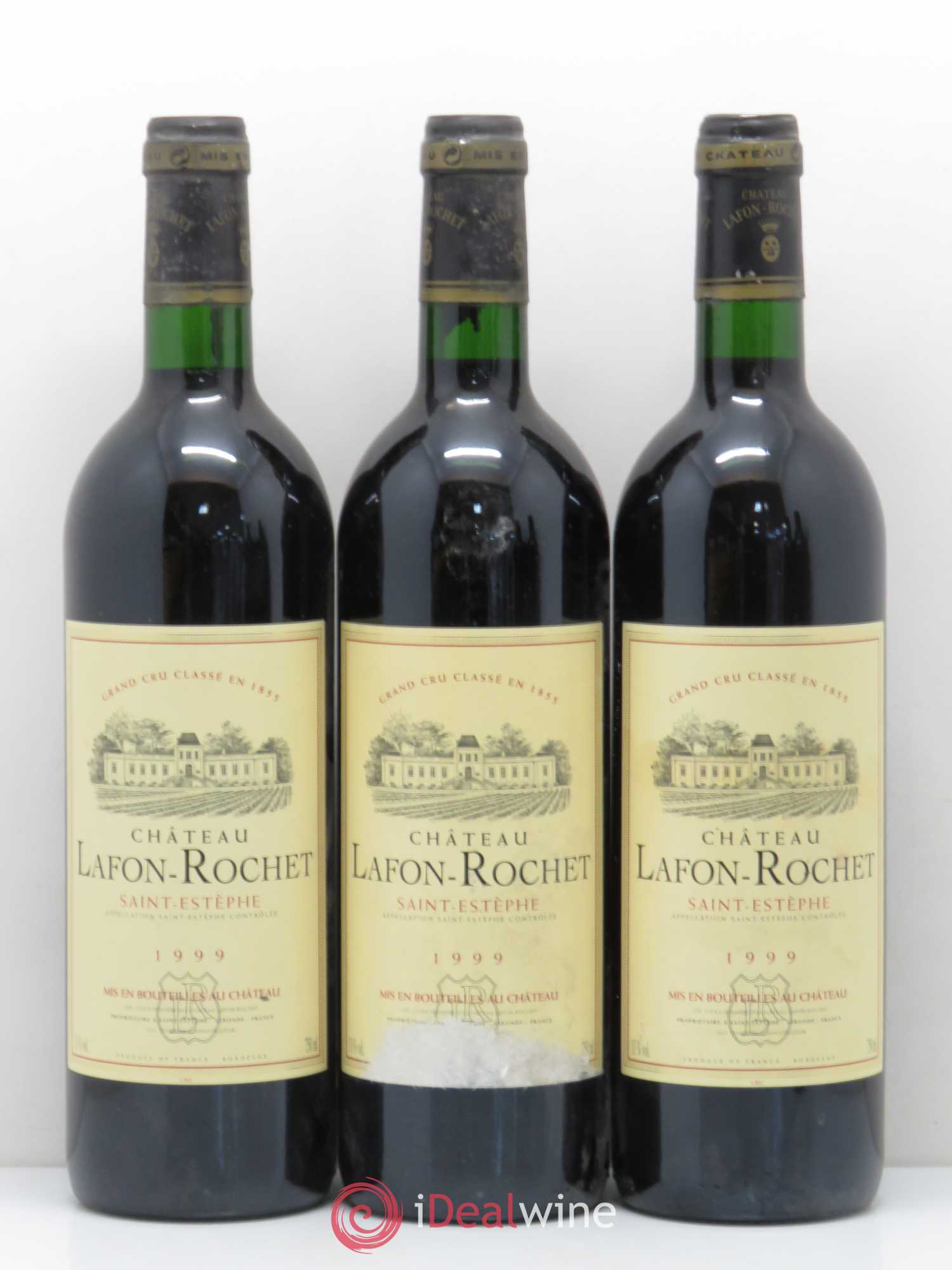 Château Lafon Rochet 4ème Grand Cru Classé 1999 - Lot de 5 bouteilles - 1