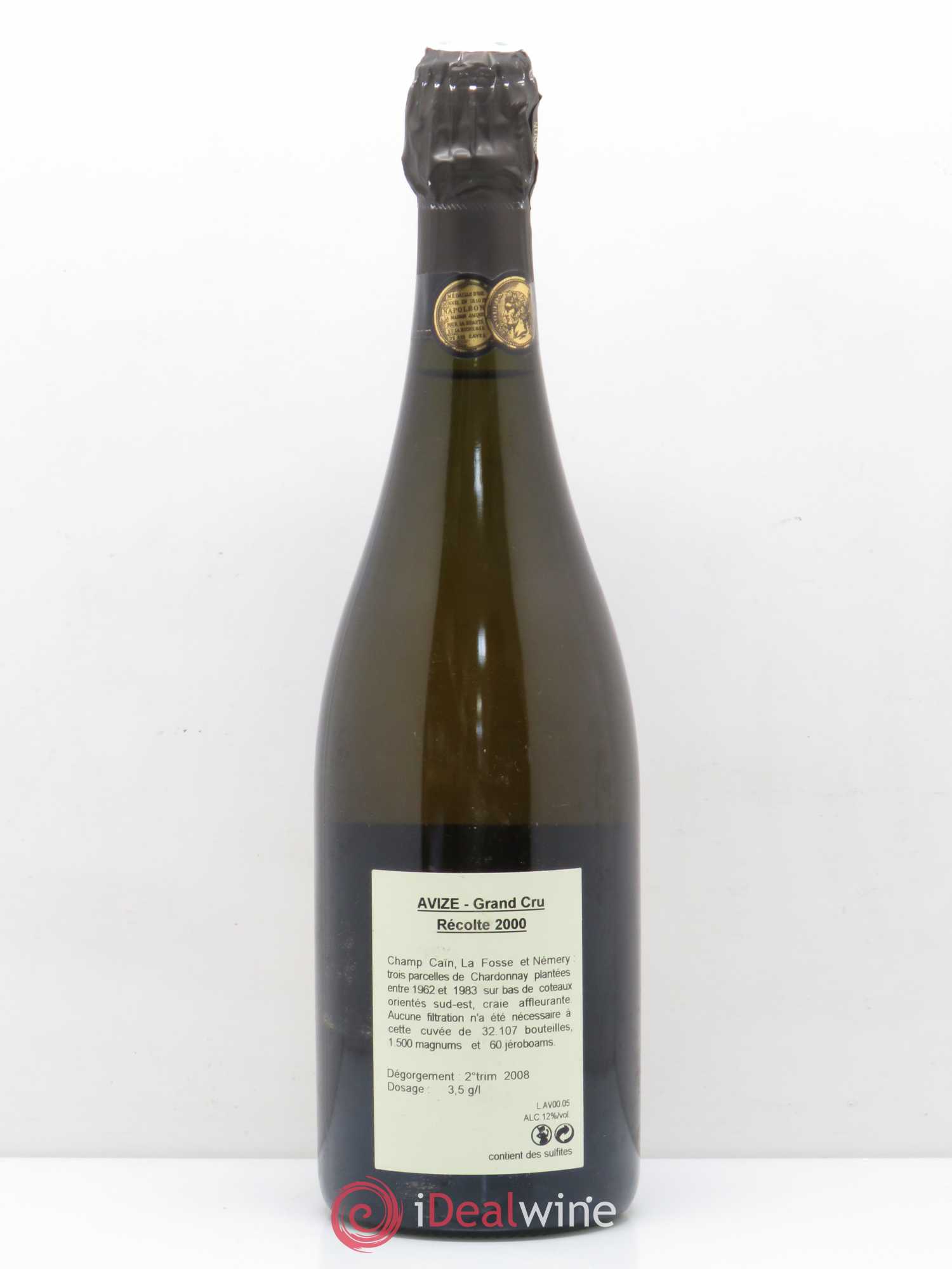 Champagne Grand Cru Avize Jacquesson 2000 - Posten von 1 Flasche - 1
