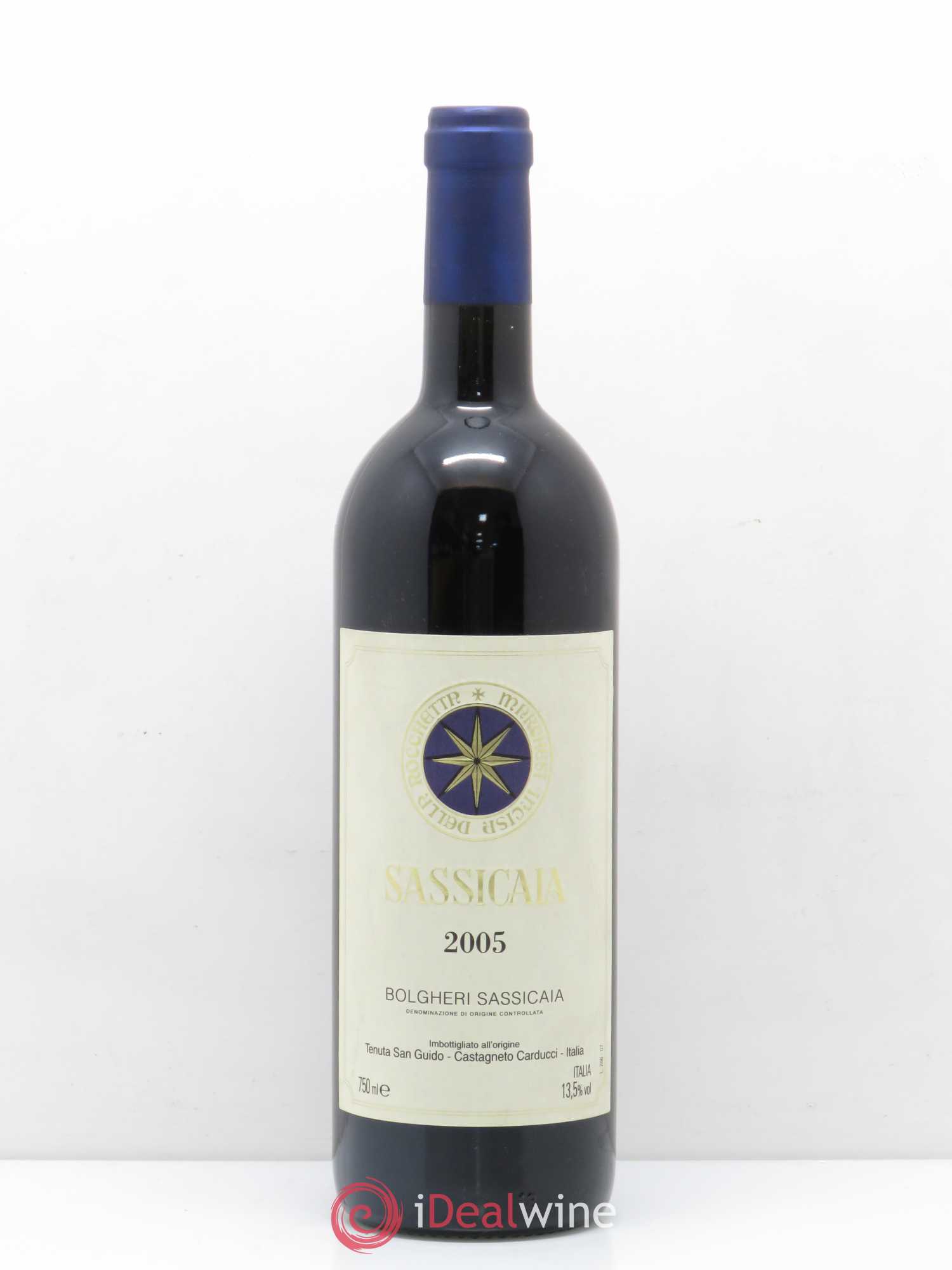 Bolgheri DOC Sassicaia Tenuta San Guido 2005 - Lot de 1 bouteille - 0