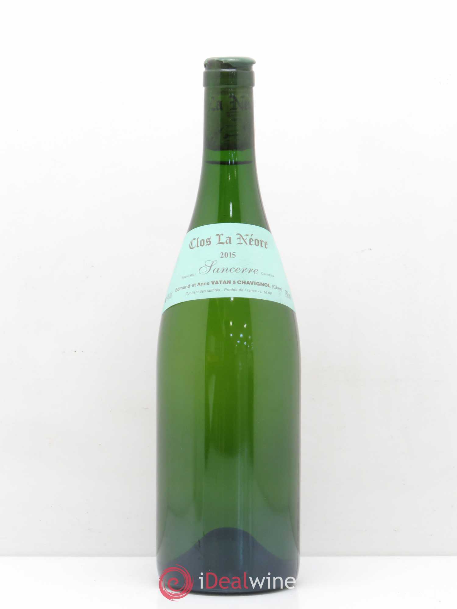 Sancerre Clos la Neore Edmond Vatan 2015 - Lot de 1 bouteille - 0