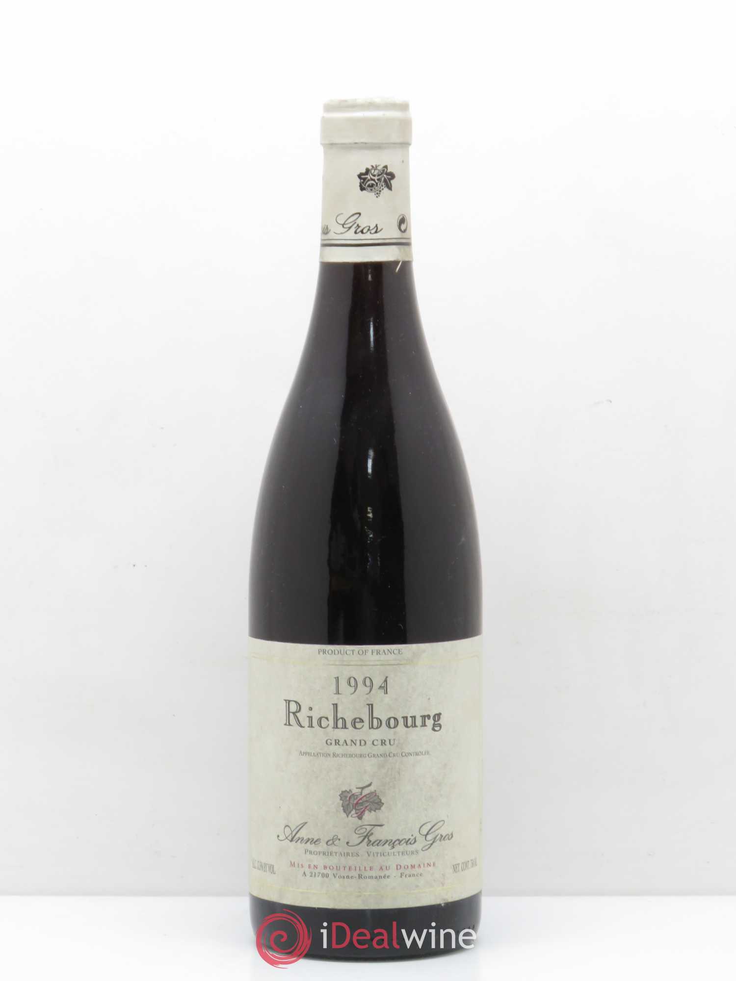 Richebourg Grand Cru Anne Gros 1994 - Lot de 1 bouteille - 0