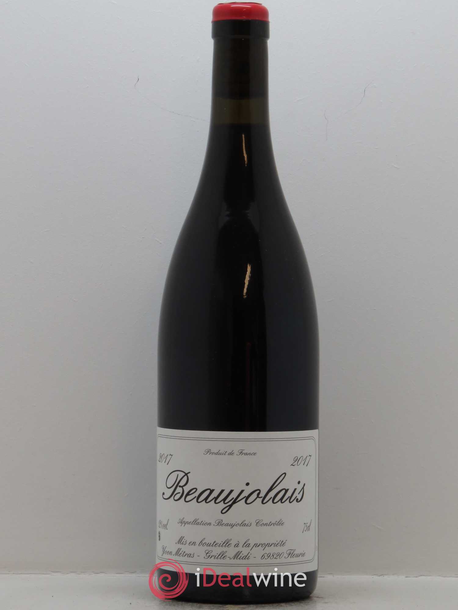 Beaujolais 1ère mise Yvon Métras 2017 - Lot de 1 bouteille - 0