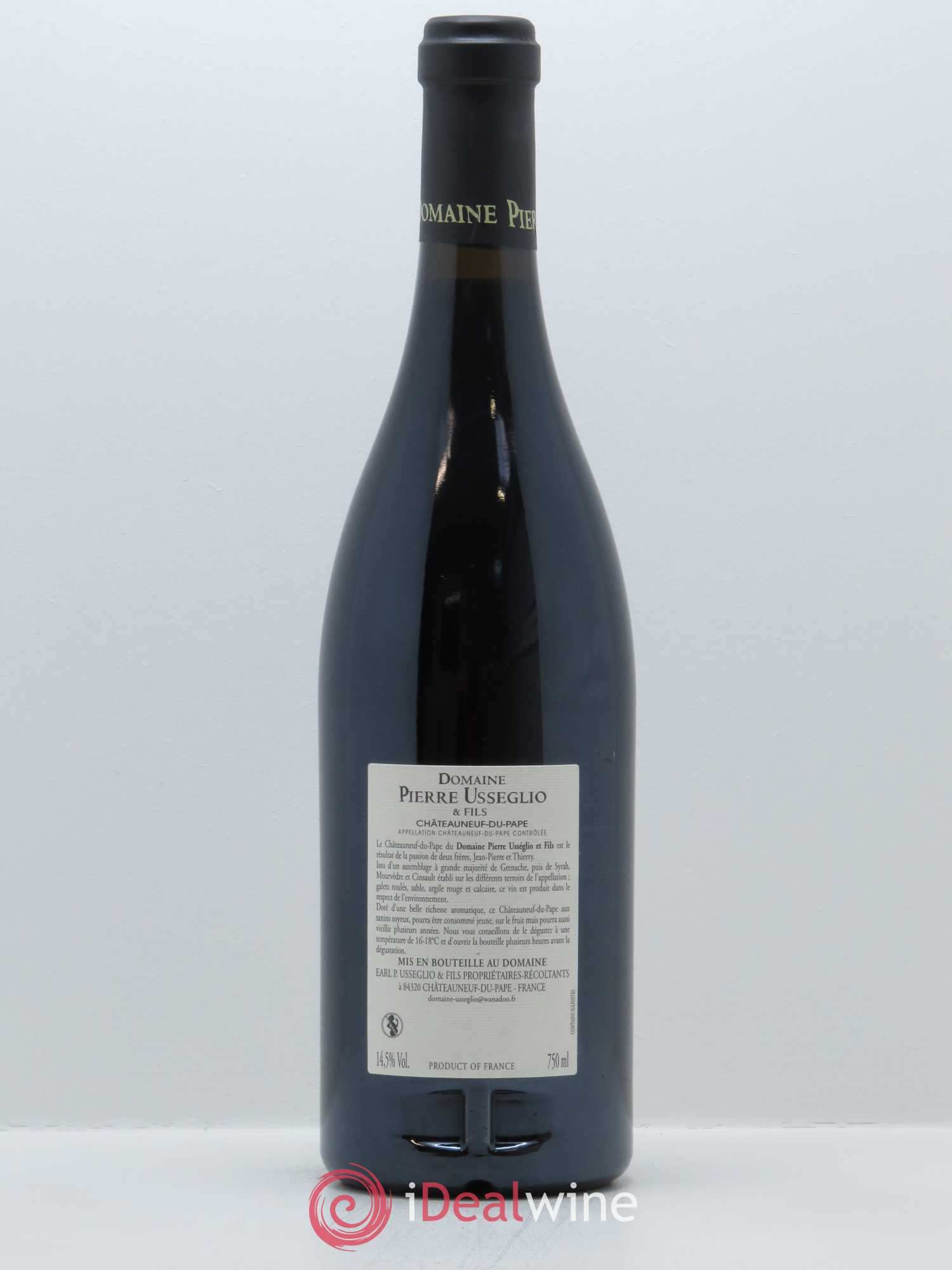 Châteauneuf-du-Pape Tradition Pierre Usseglio & Fils 2006 - Lot de 1 bouteille - 1